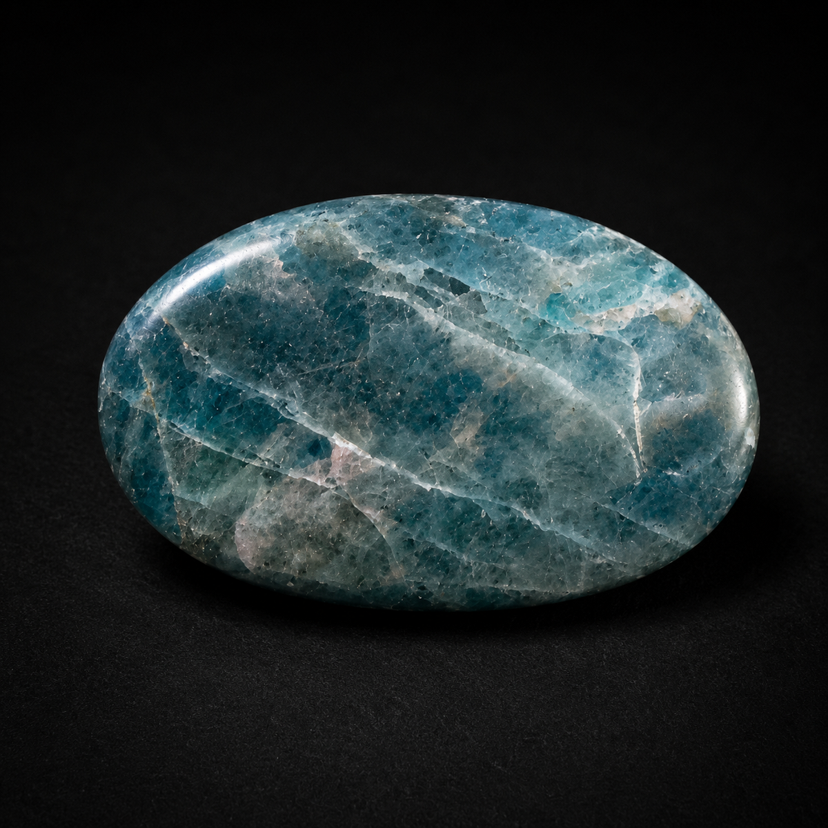 Apatite Palm Stone