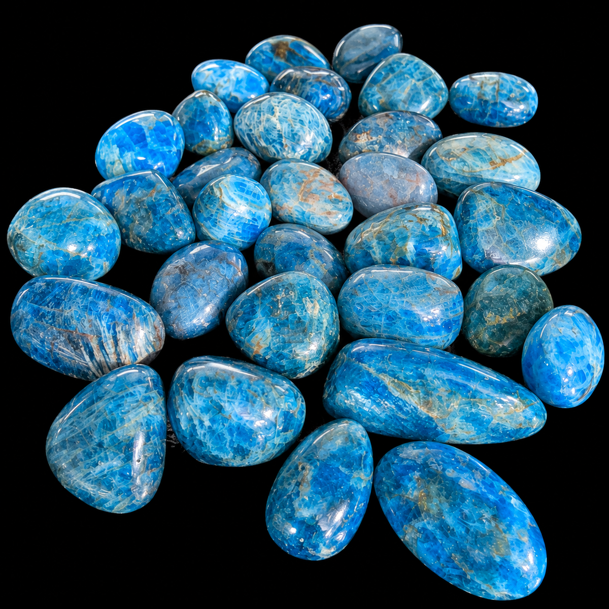 Blue Apatite Tumble