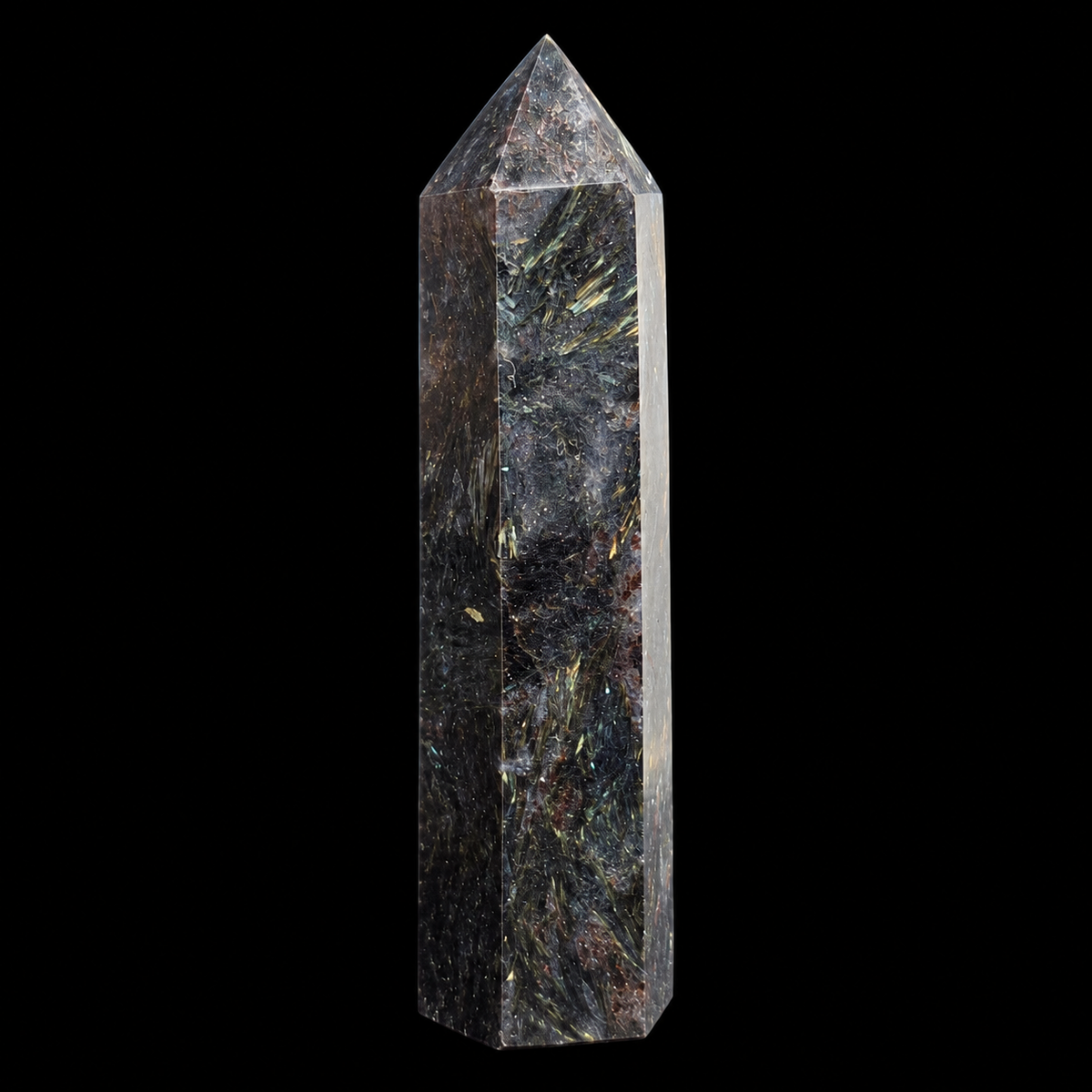 Astrophyllite Firework Polished Pencil Point