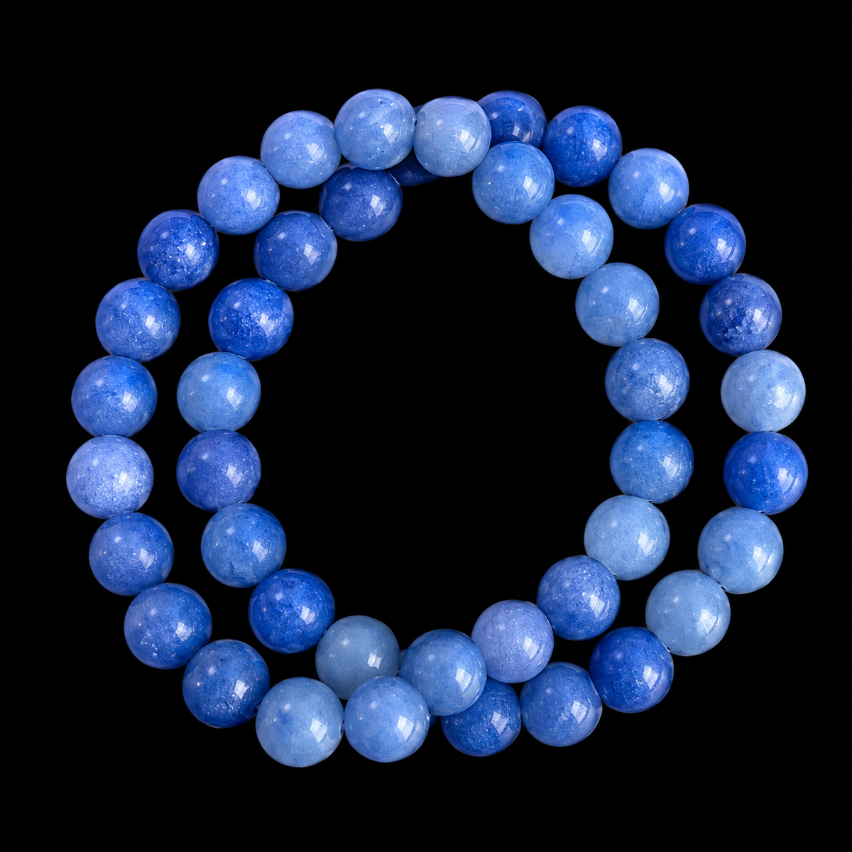 Blue Aventurine Bracelet Bead 8mm