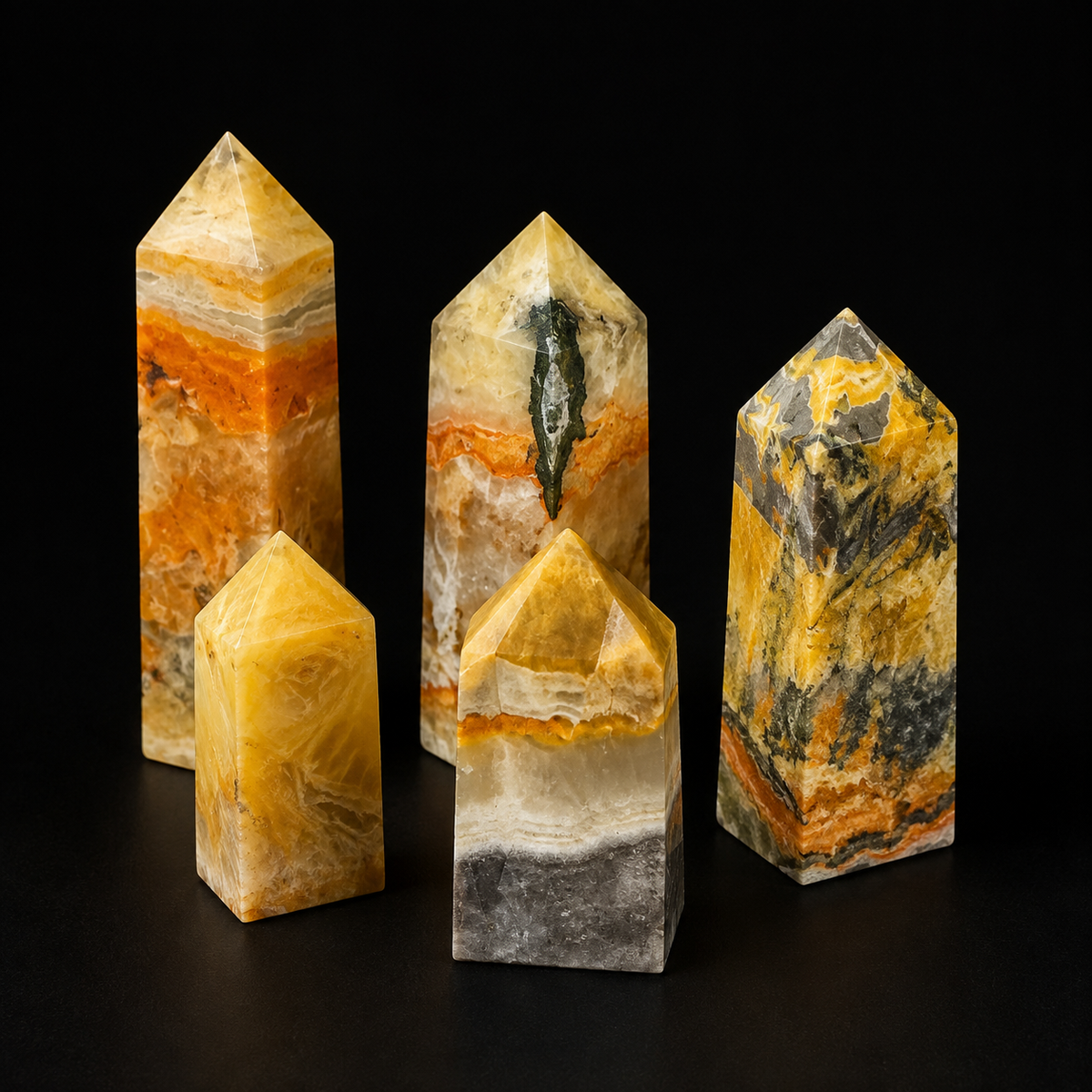 Bumble Bee Jasper Obelisk