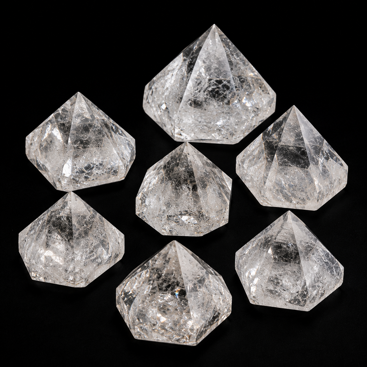 Clear Quartz Diamond Small