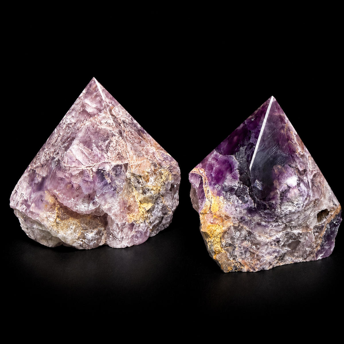 Fluorite Root Semi Polished Point
