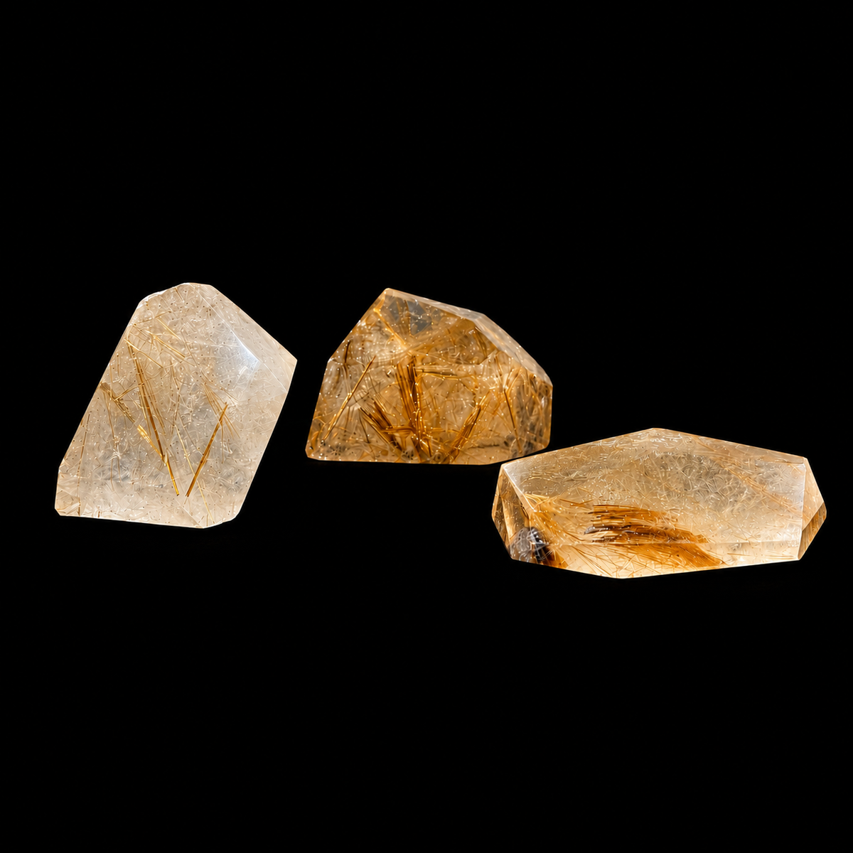 Golden Rutiled Quartz Free Form