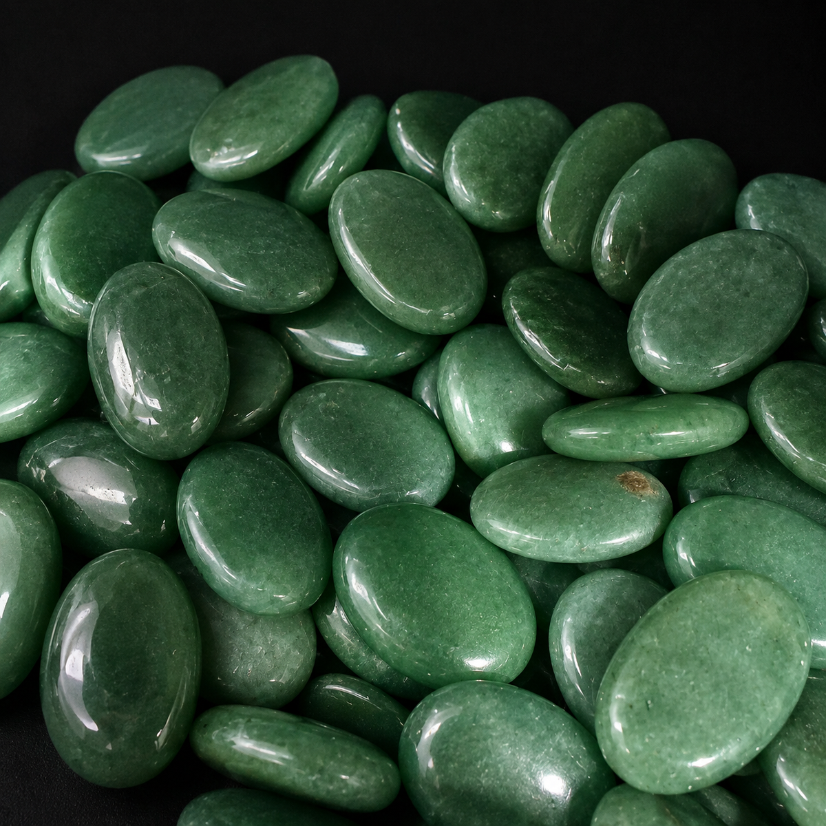 Green Aventurine Palm Stone