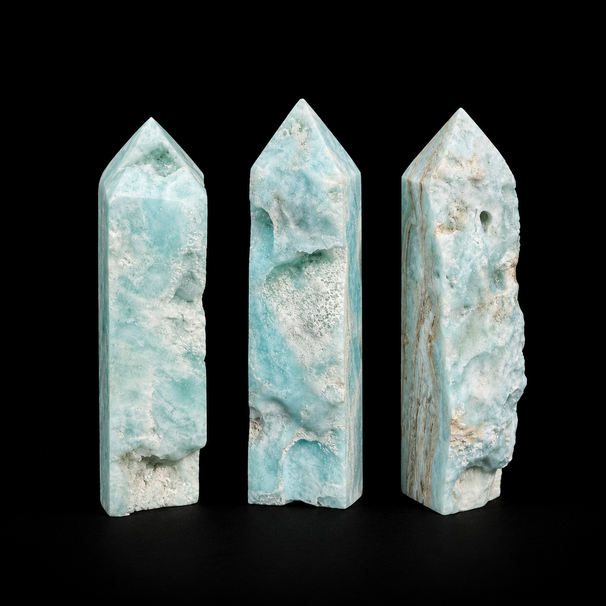 Hemimorphite Druzy Obelisk