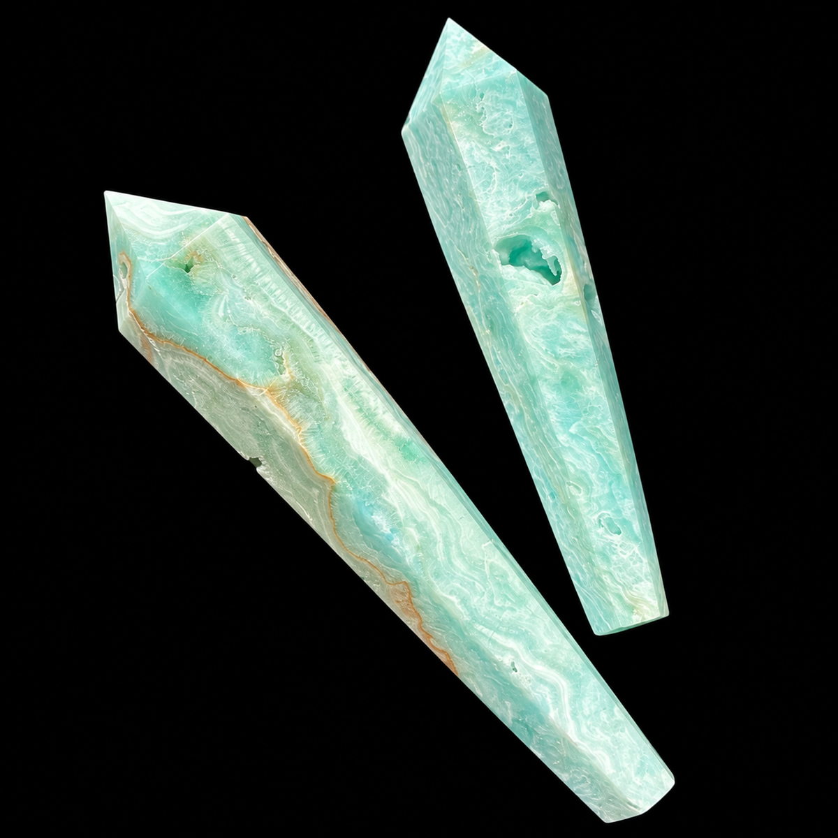 Hemimorphite Taper Wand
