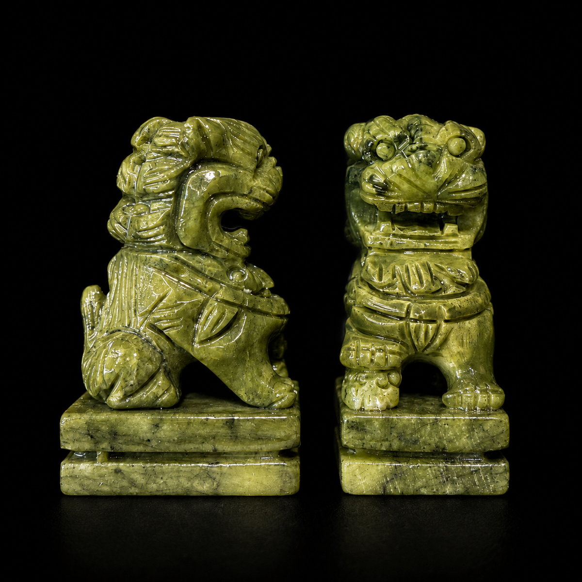 Xiuyan Jade Lion Small