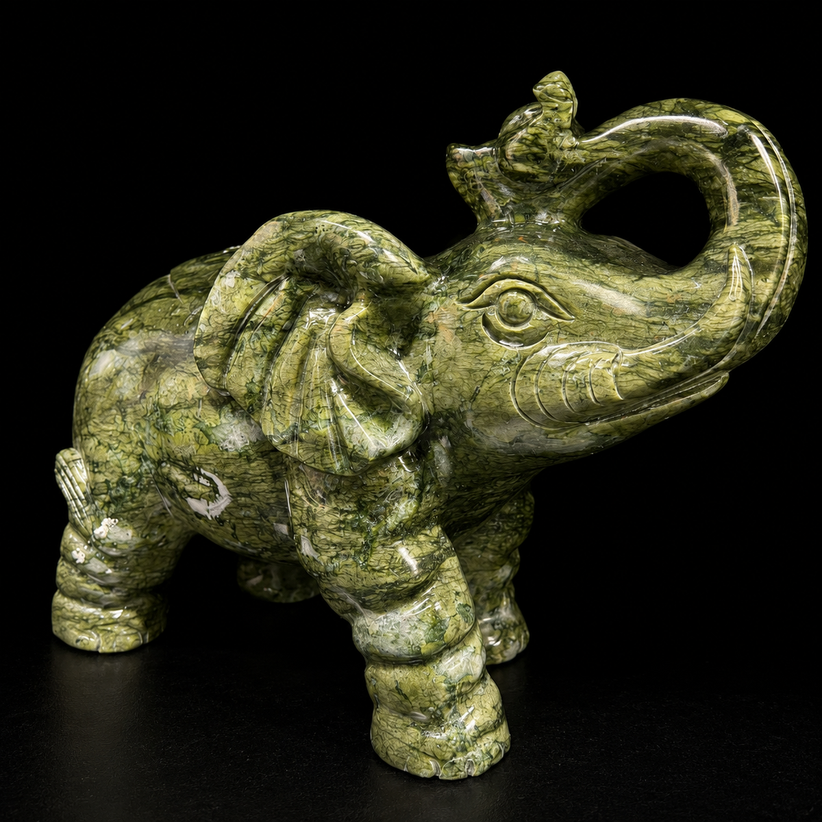 Xiuyan Jade Elephant Large