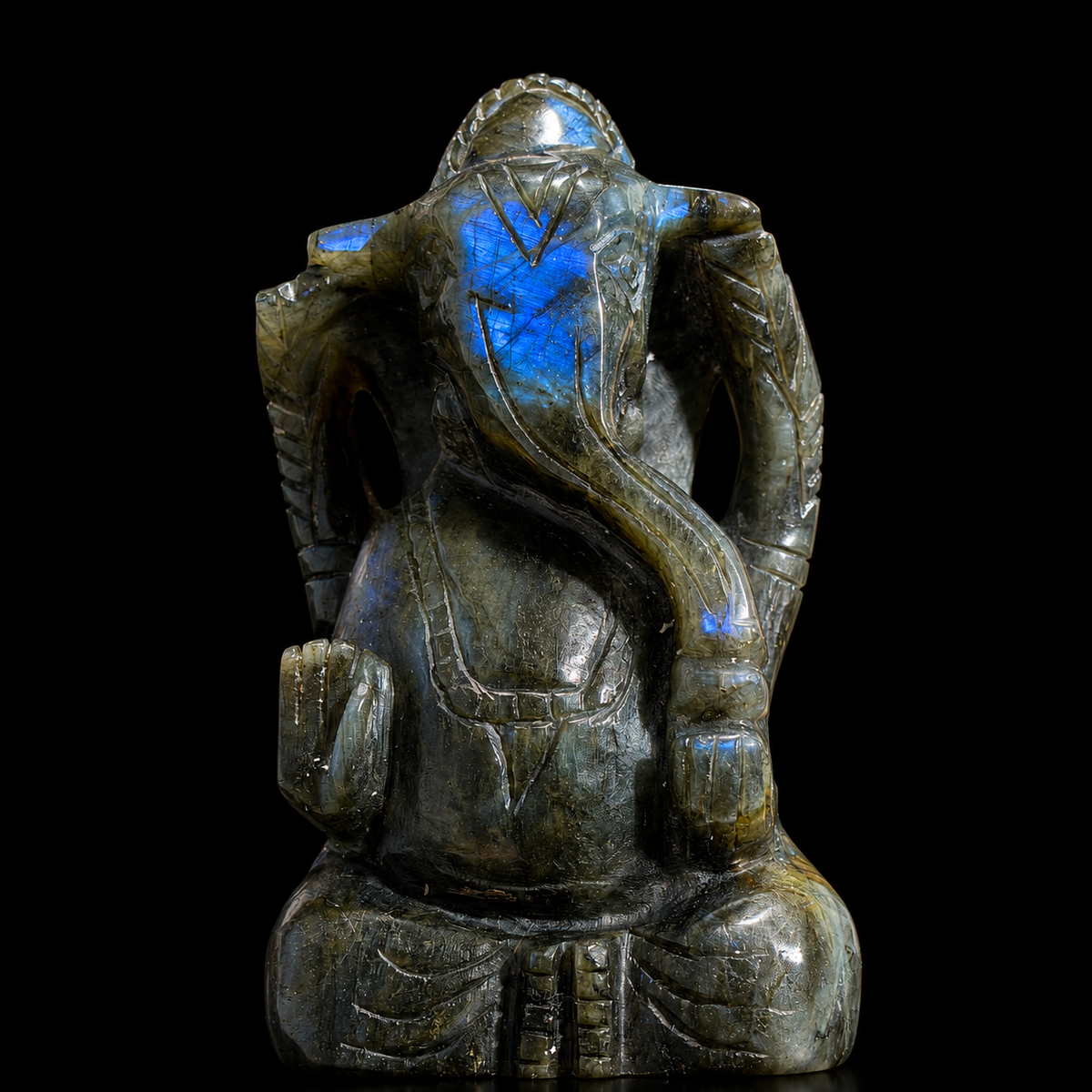 Labradorite Dark Ganesha