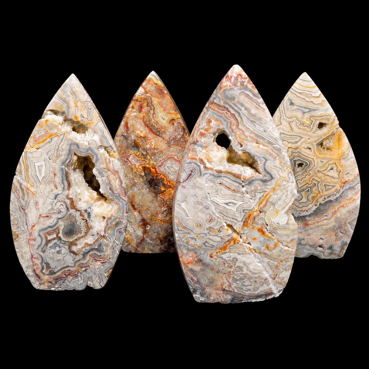 Mexican Agate Tear Drop