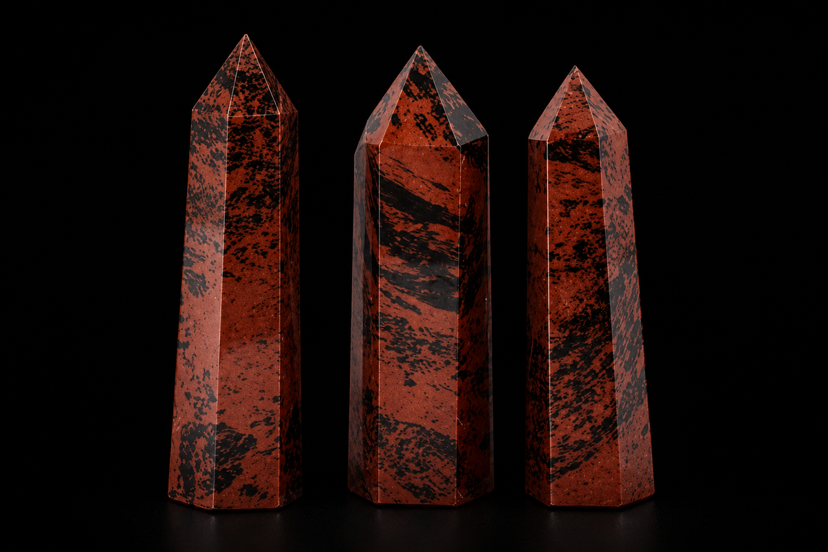 Mahogany Obsidian Polished Pencil Point