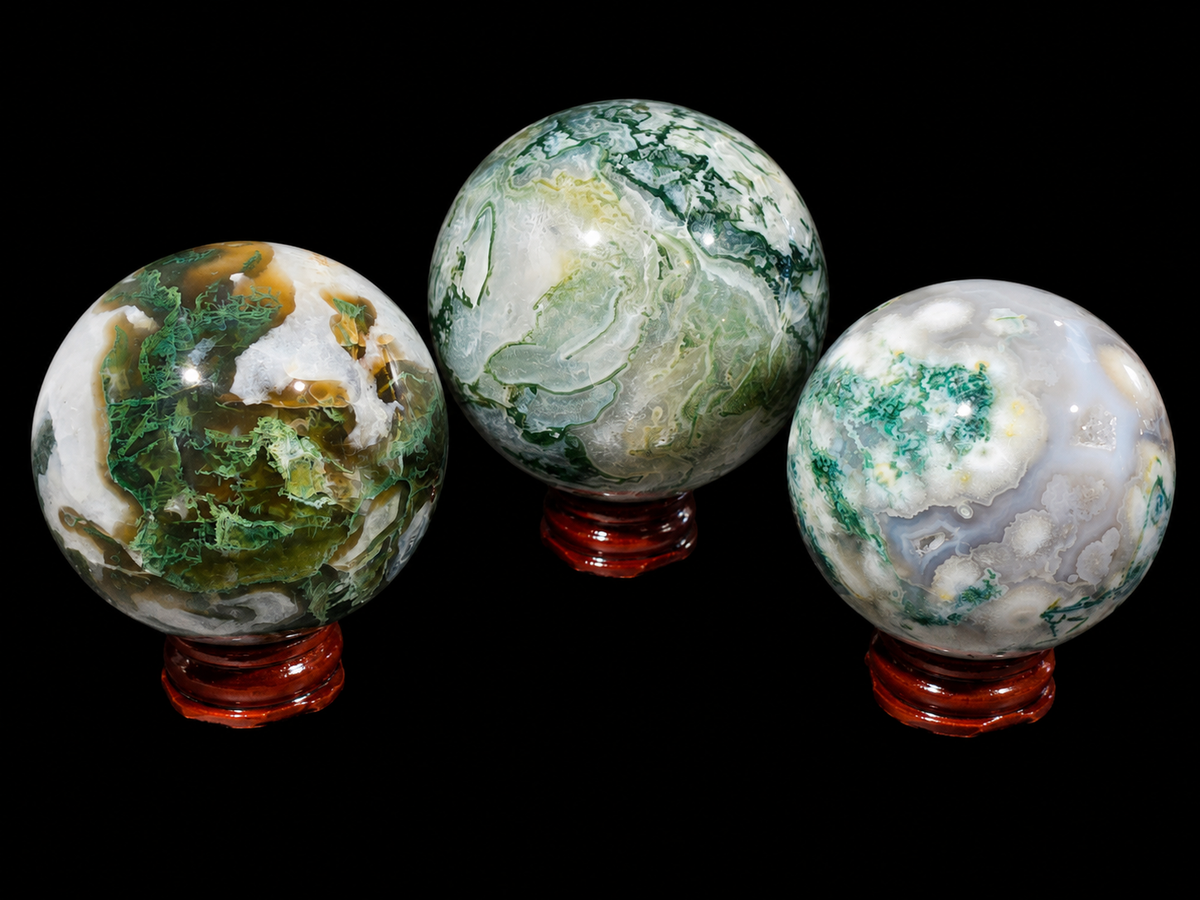 Moss Agate Sphere