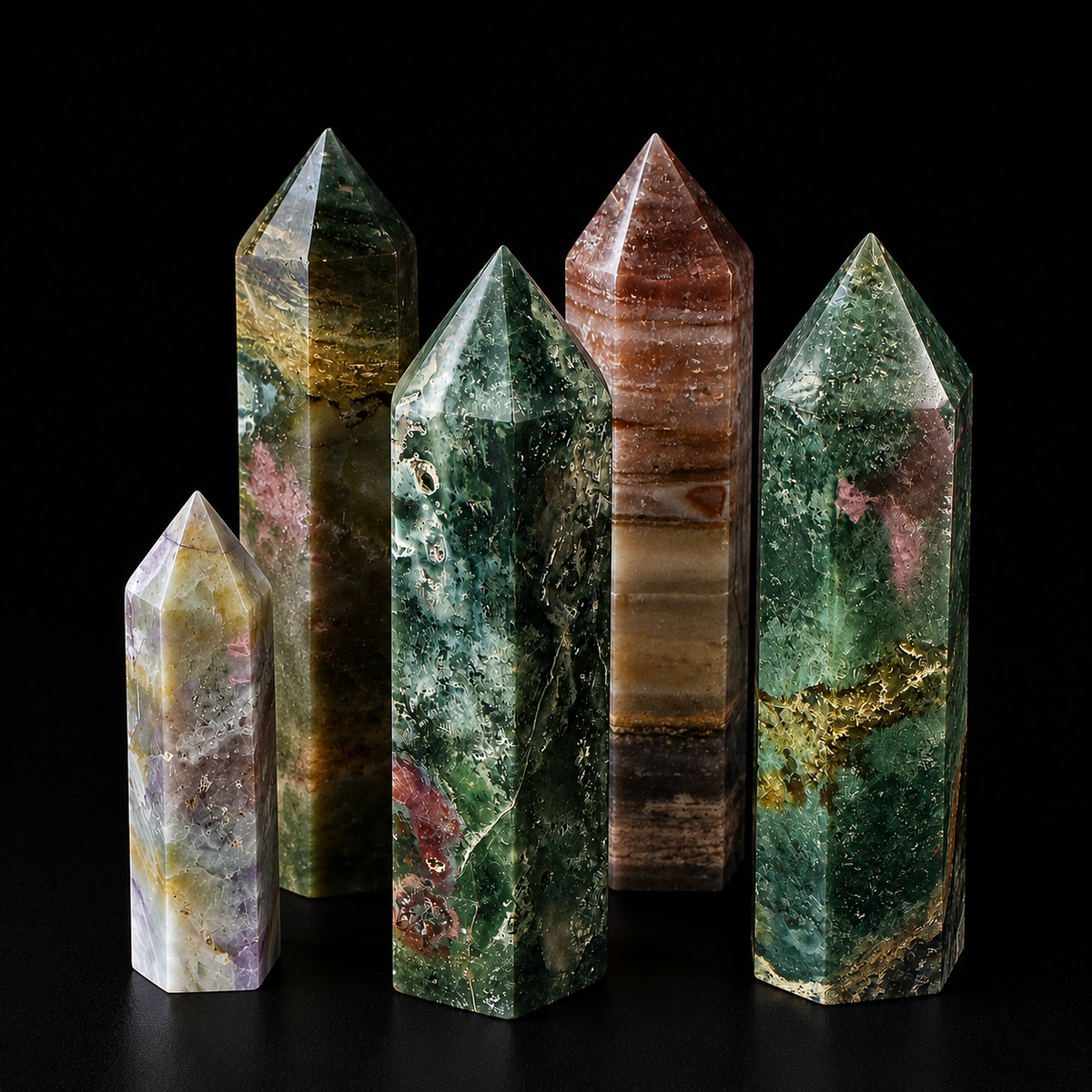 Ocean Jasper Polished Pencil Point Small