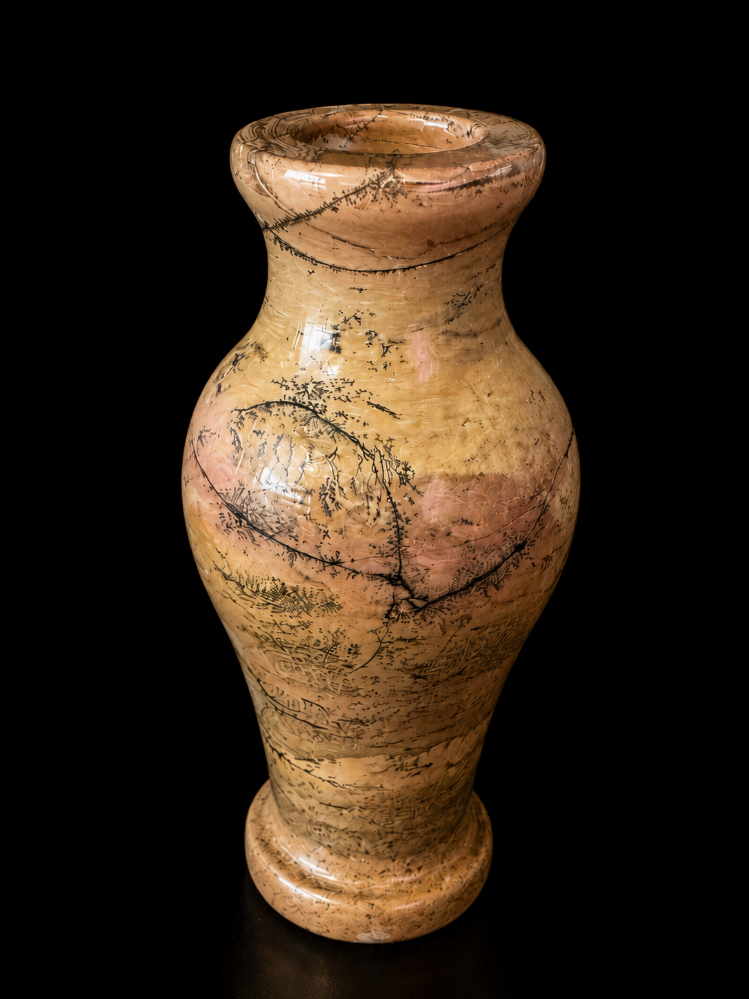 Picture Jasper Waisted Vase