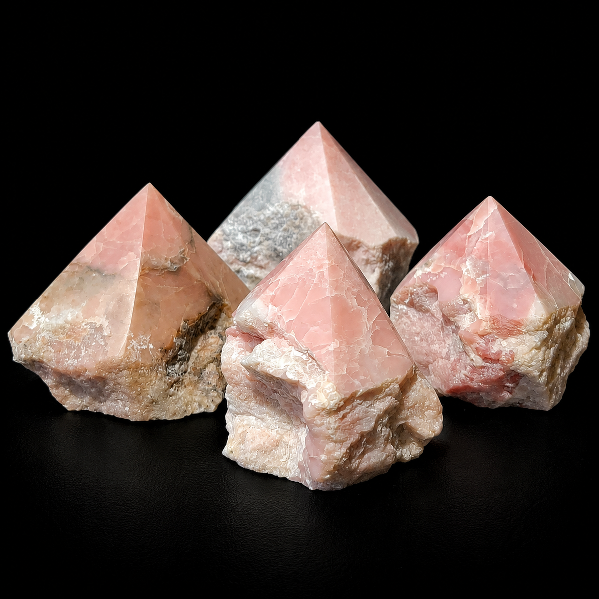 Pink Opal Semi Polished Point Q1