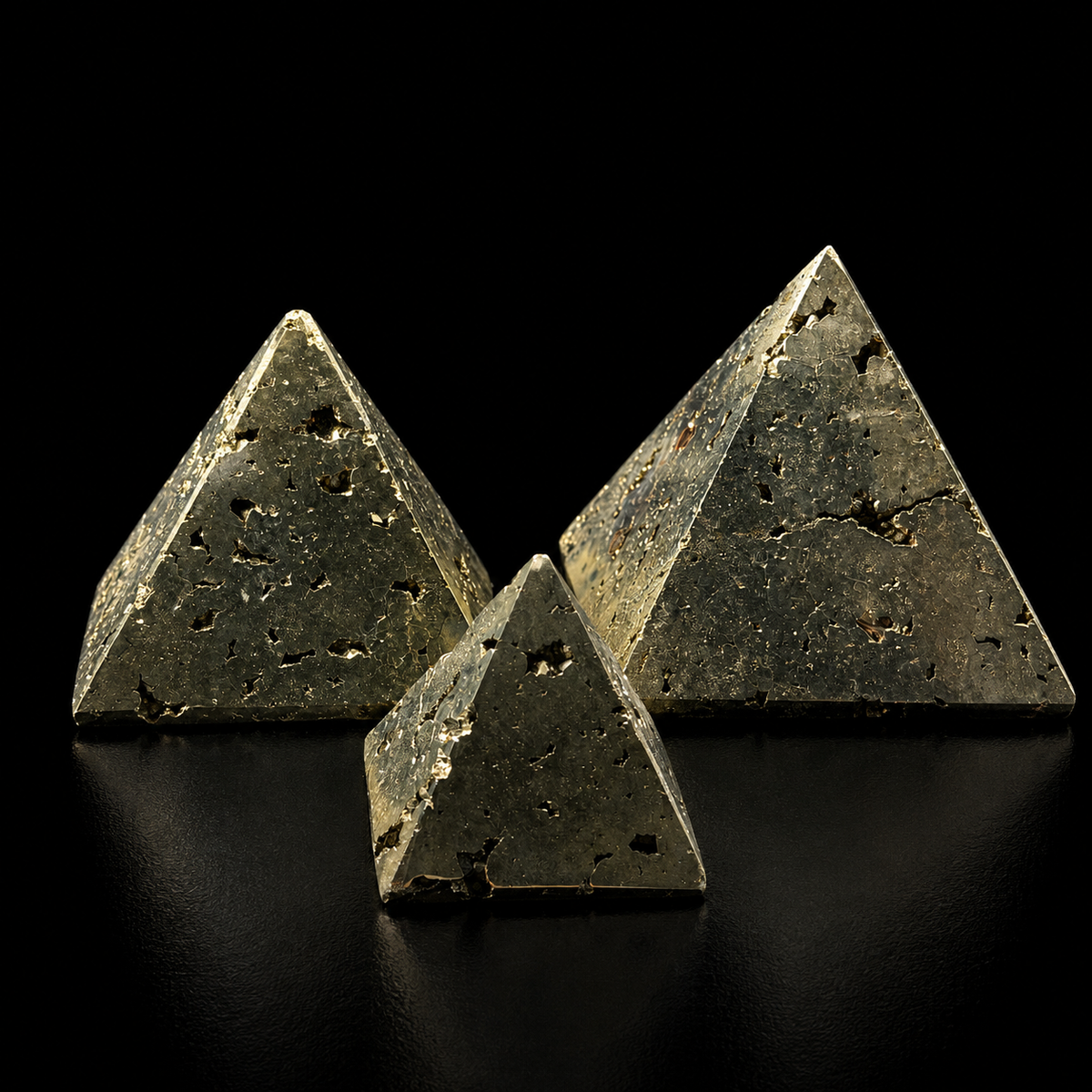 Pyrite Cluster Pyramid Peru