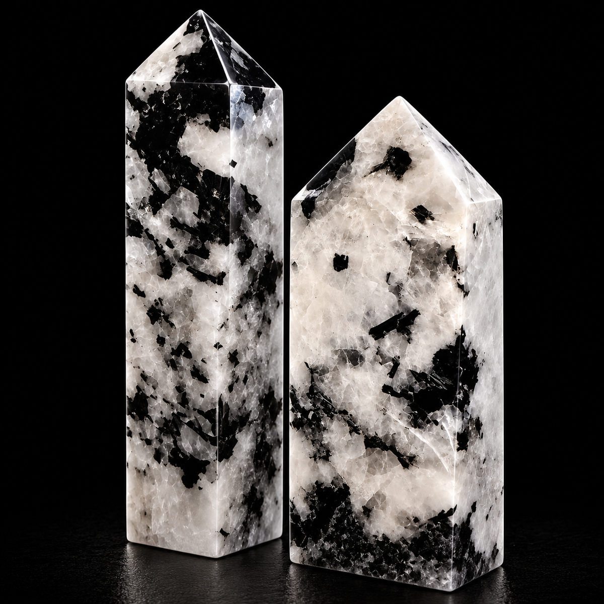 Rainbow Moonstone Obelisk