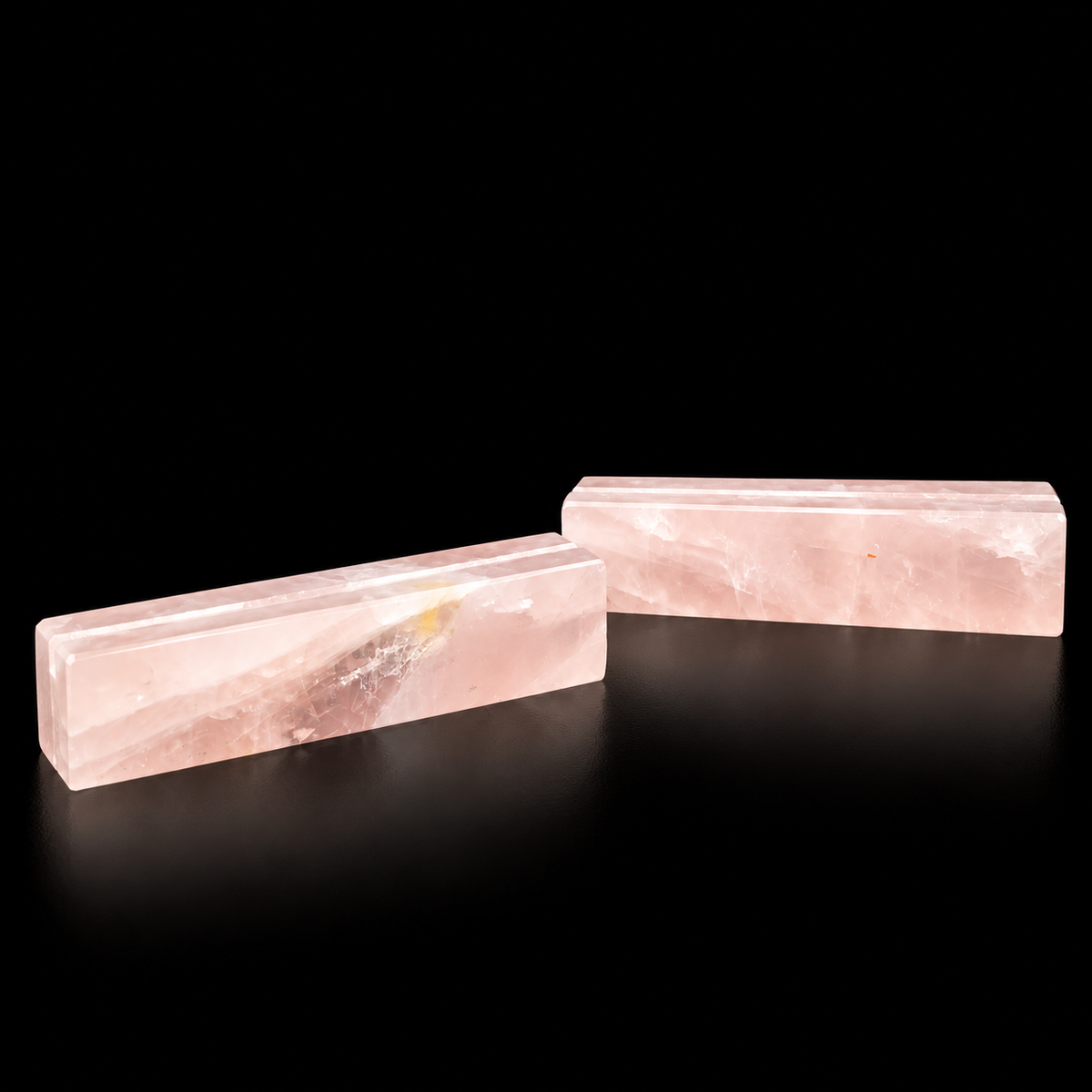 Rose Quartz Business Card Holder