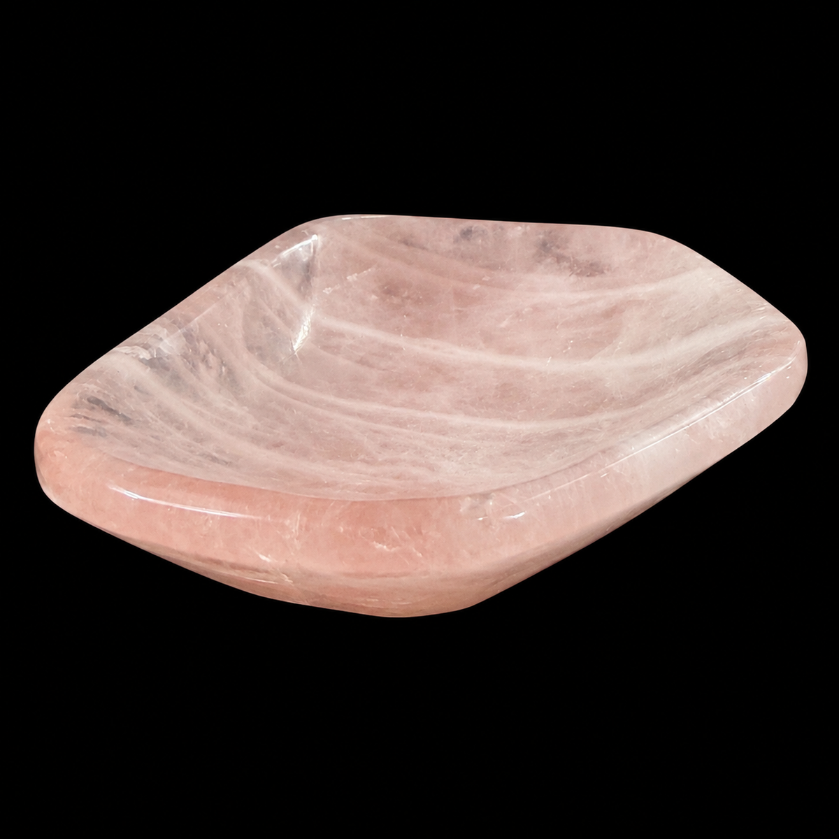 Rose Quartz Bowl Free Form