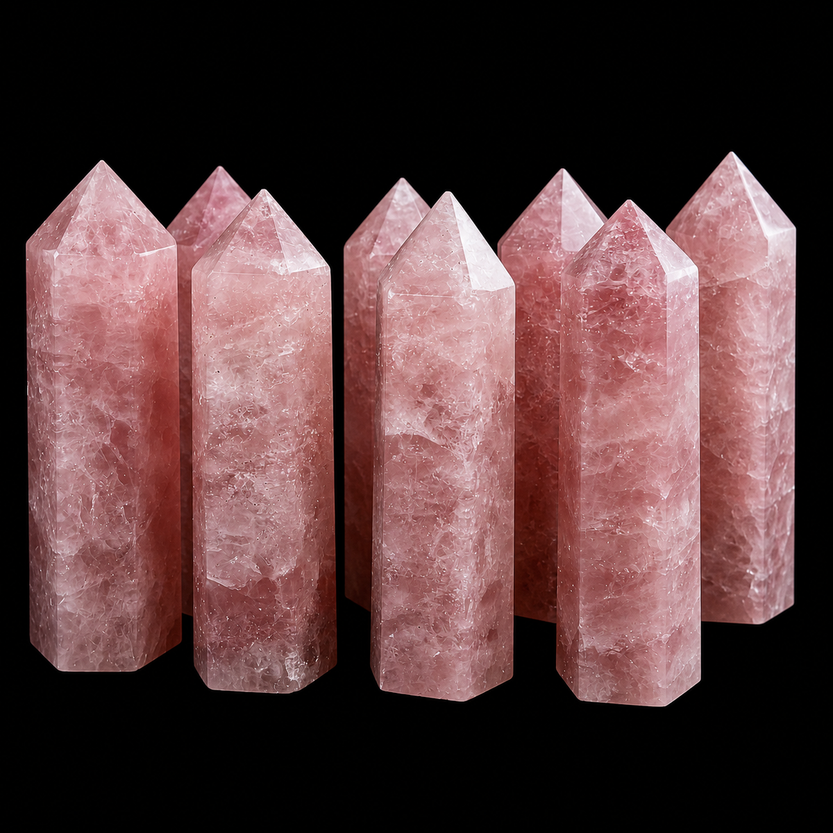 Rose Quartz Polished Pencil Point