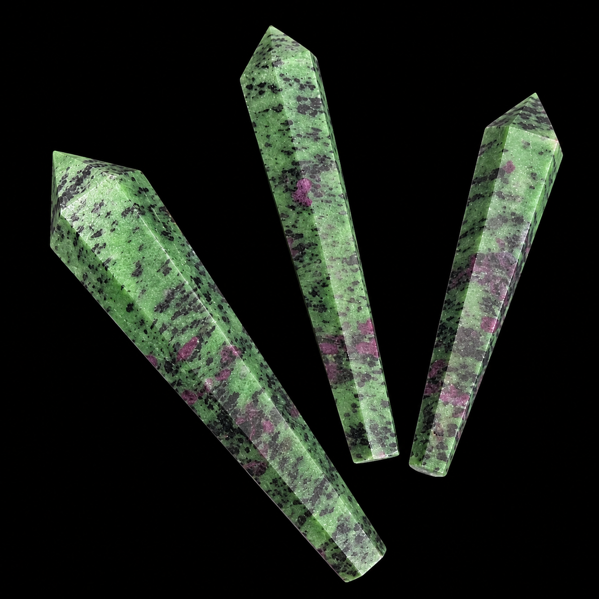 Ruby Zoisite Taper Wand