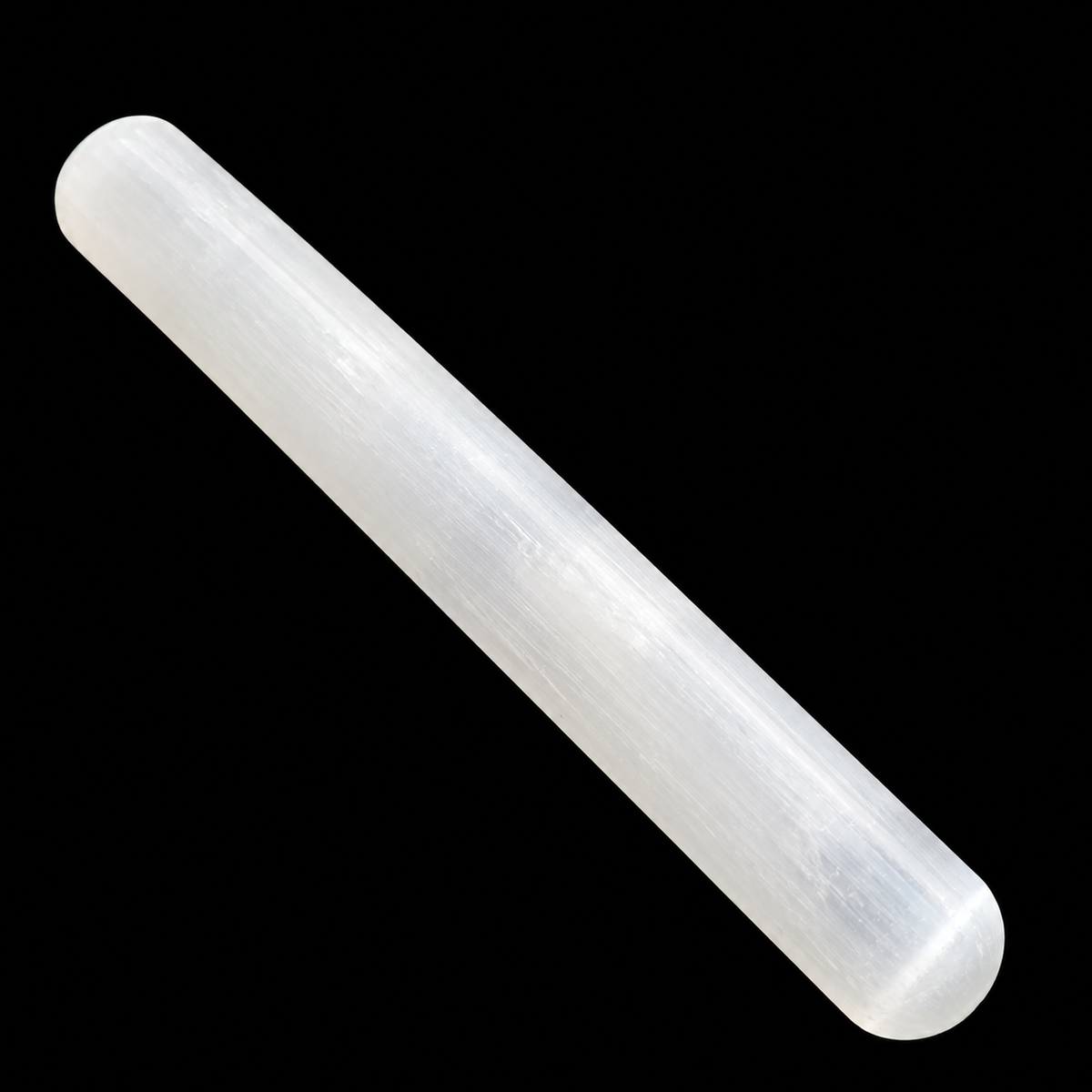 Selenite Rounded Wand Both Ends