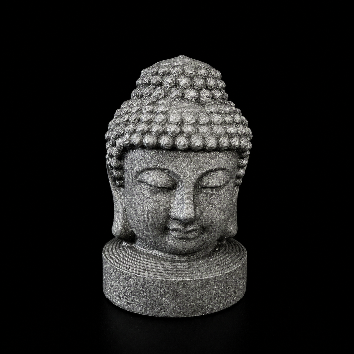 Shungite Buddha Head