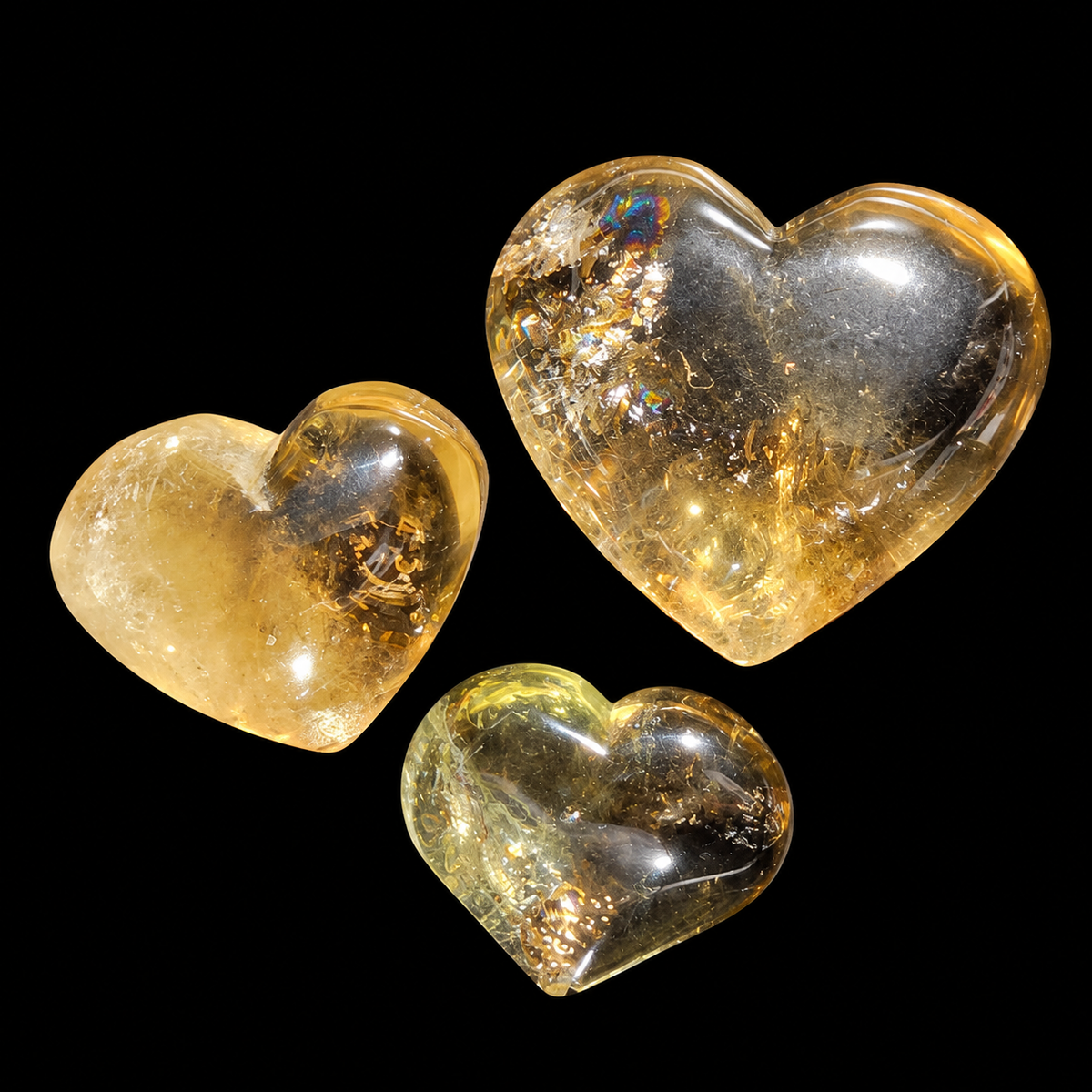 Smoky Citrine Heart Mini