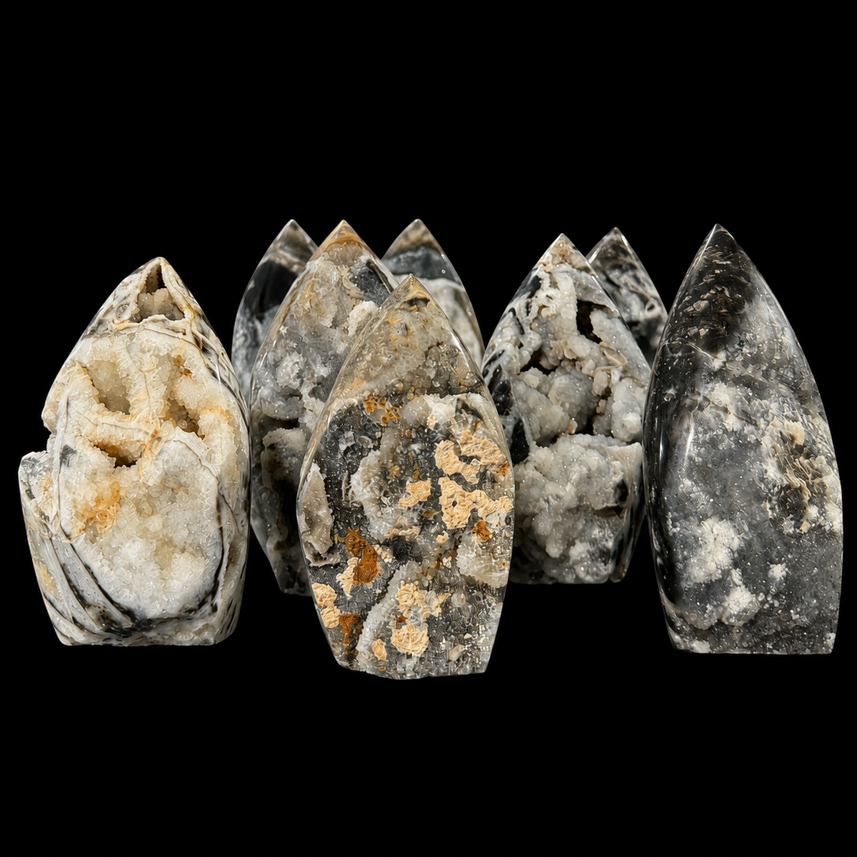 Sphalerite Druzy Flame