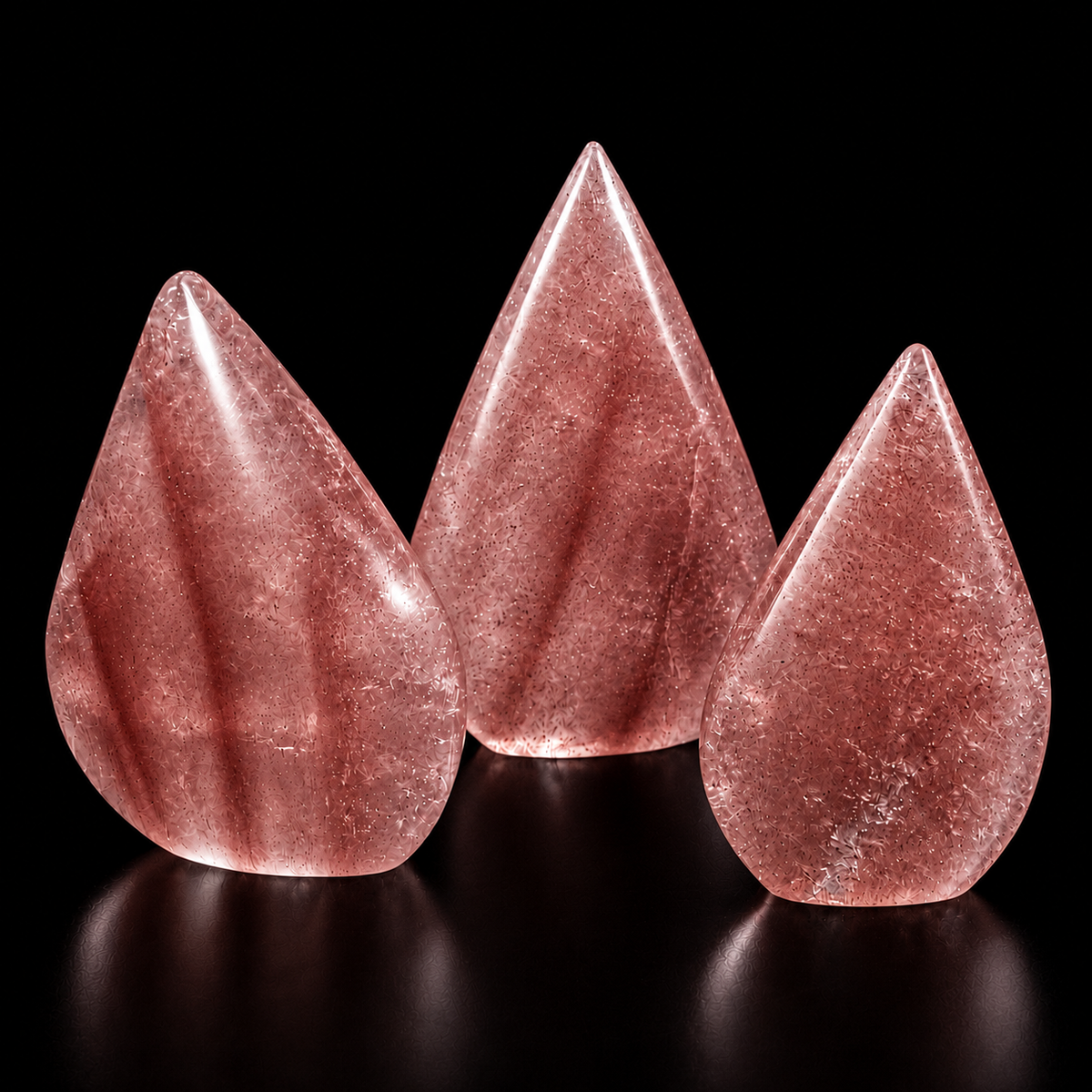 Strawberry Quartz Tear Drop