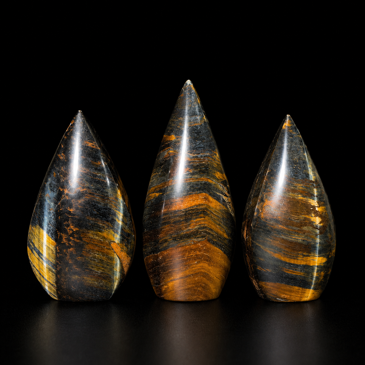 Blue Tiger Eye Tear Drop