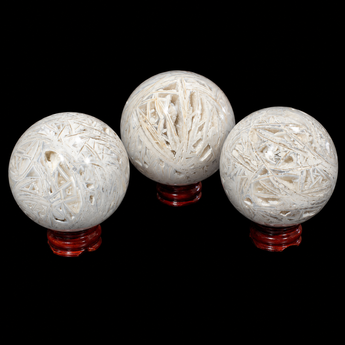 Mexican Agate White Sphere