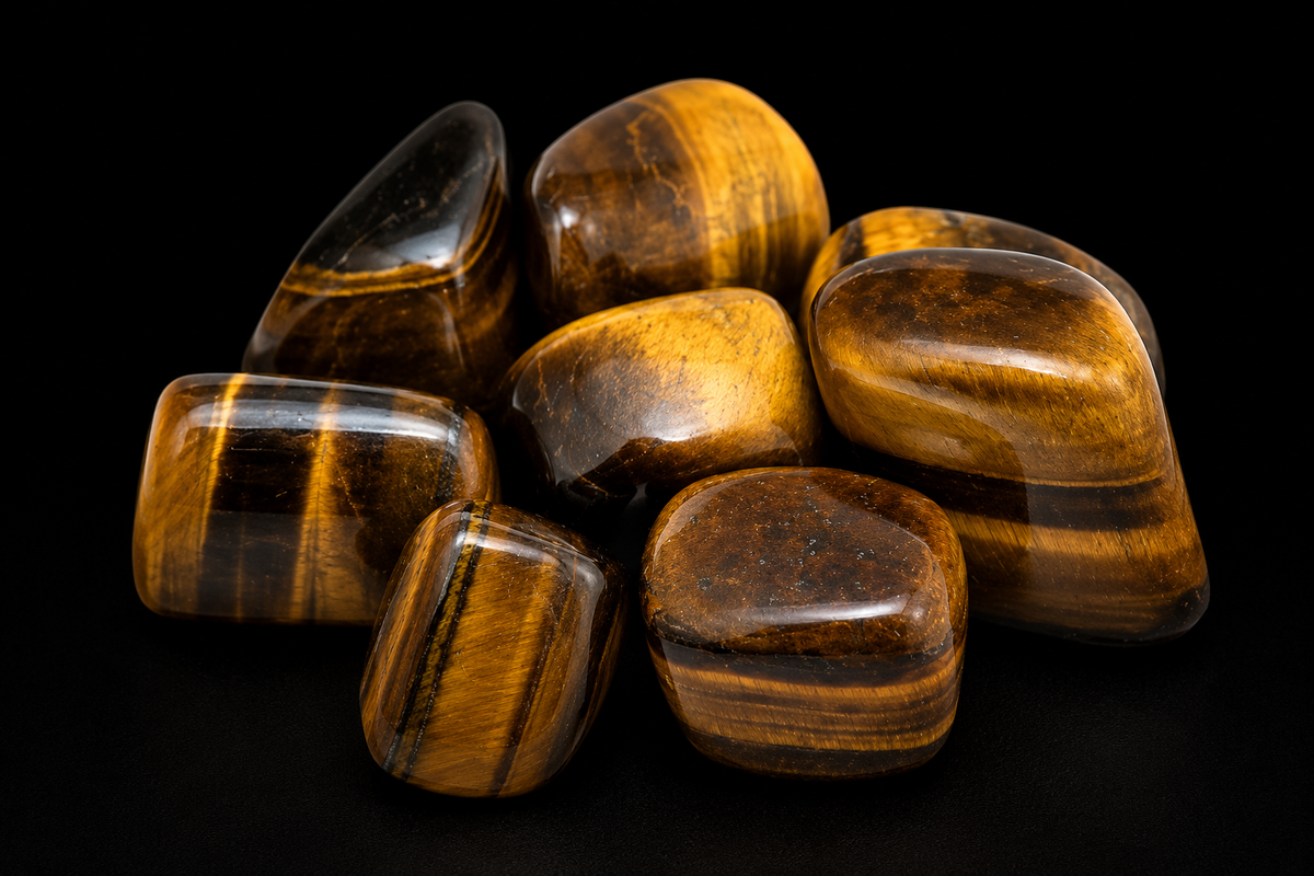 Golden Tiger Eye Tumble