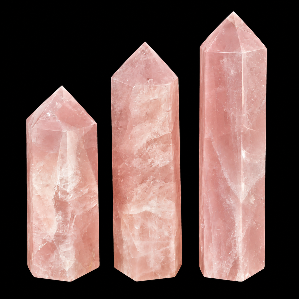 Rose Quartz Polished Point Extra Large