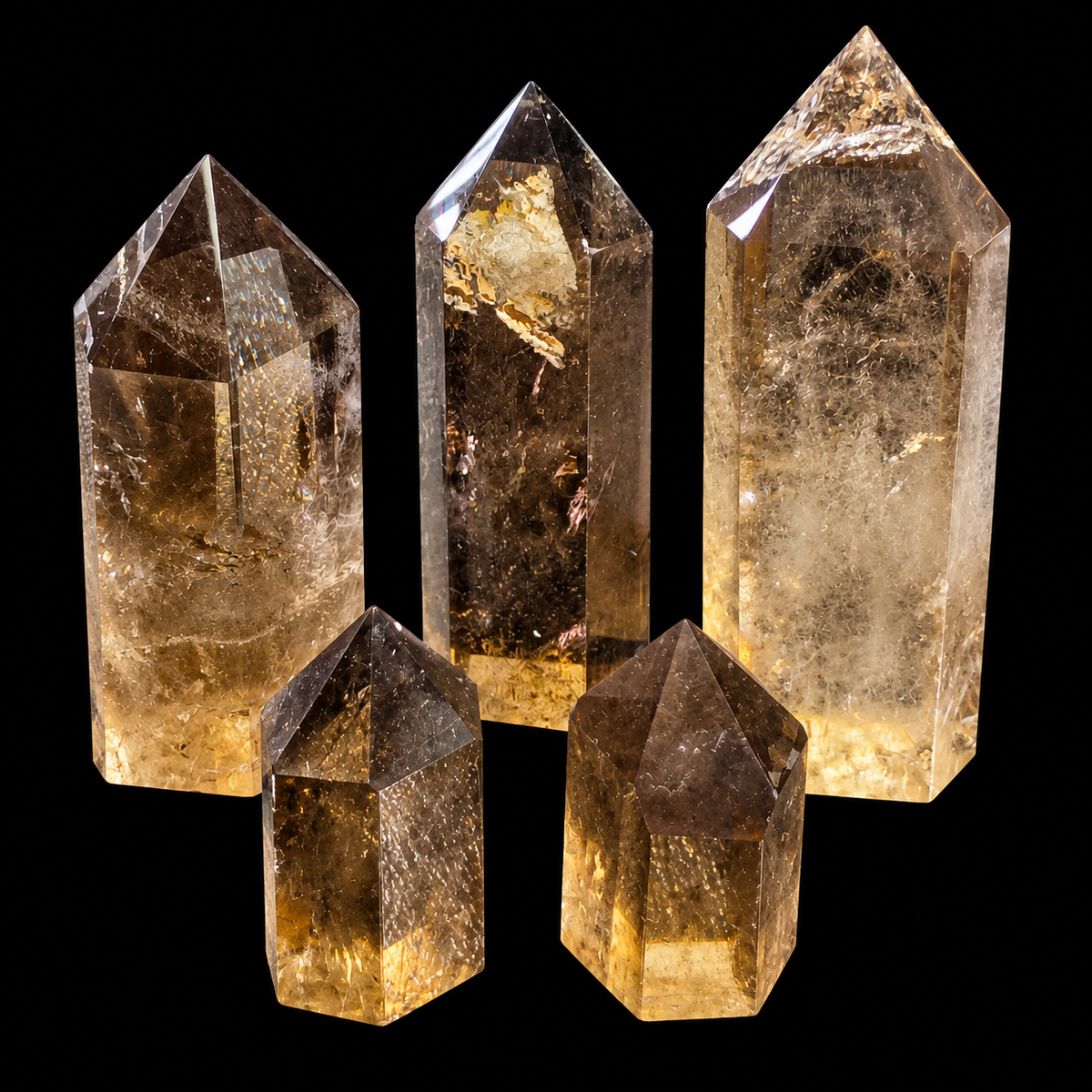 Smoky Quartz Polished Pencil Point Q1