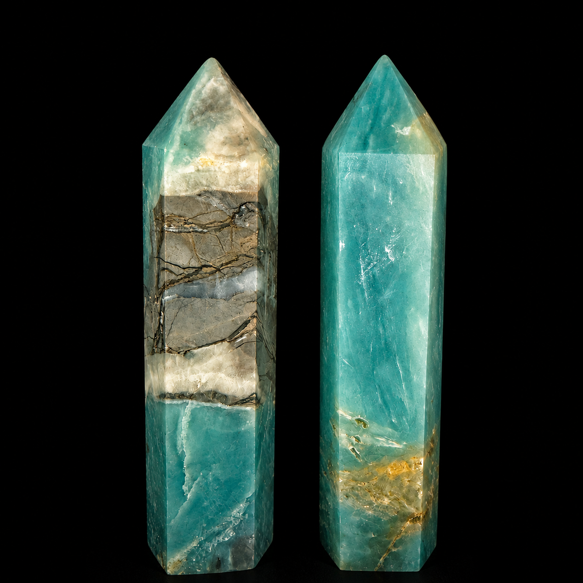 Amazonite Polished Point Large Madagascar