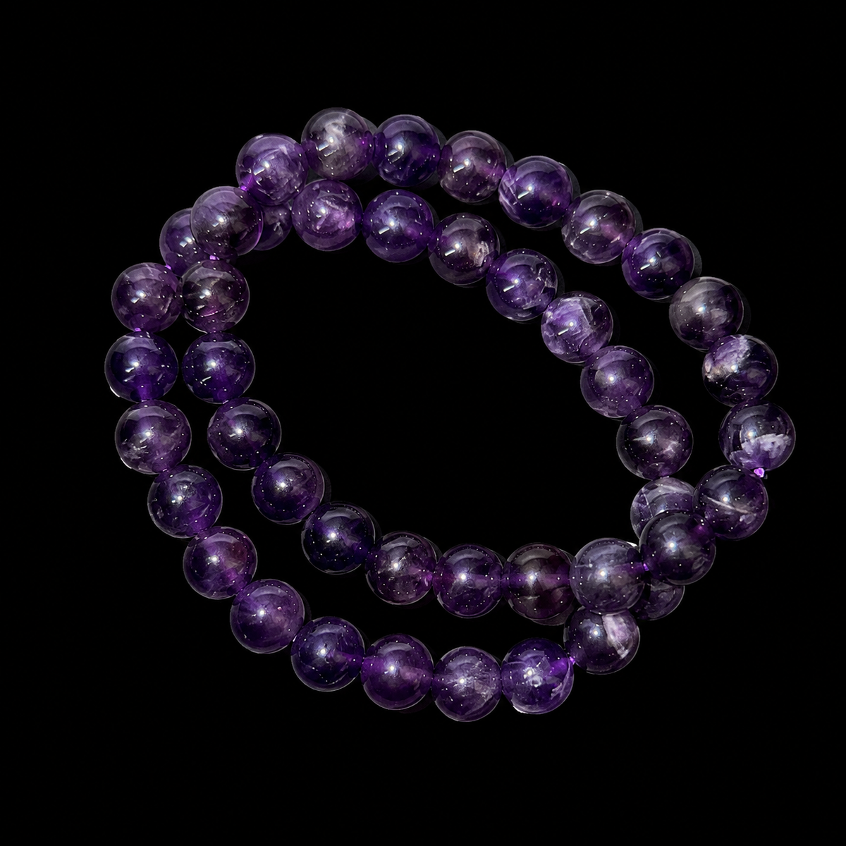 Amethyst Bracelet Bead 8mm