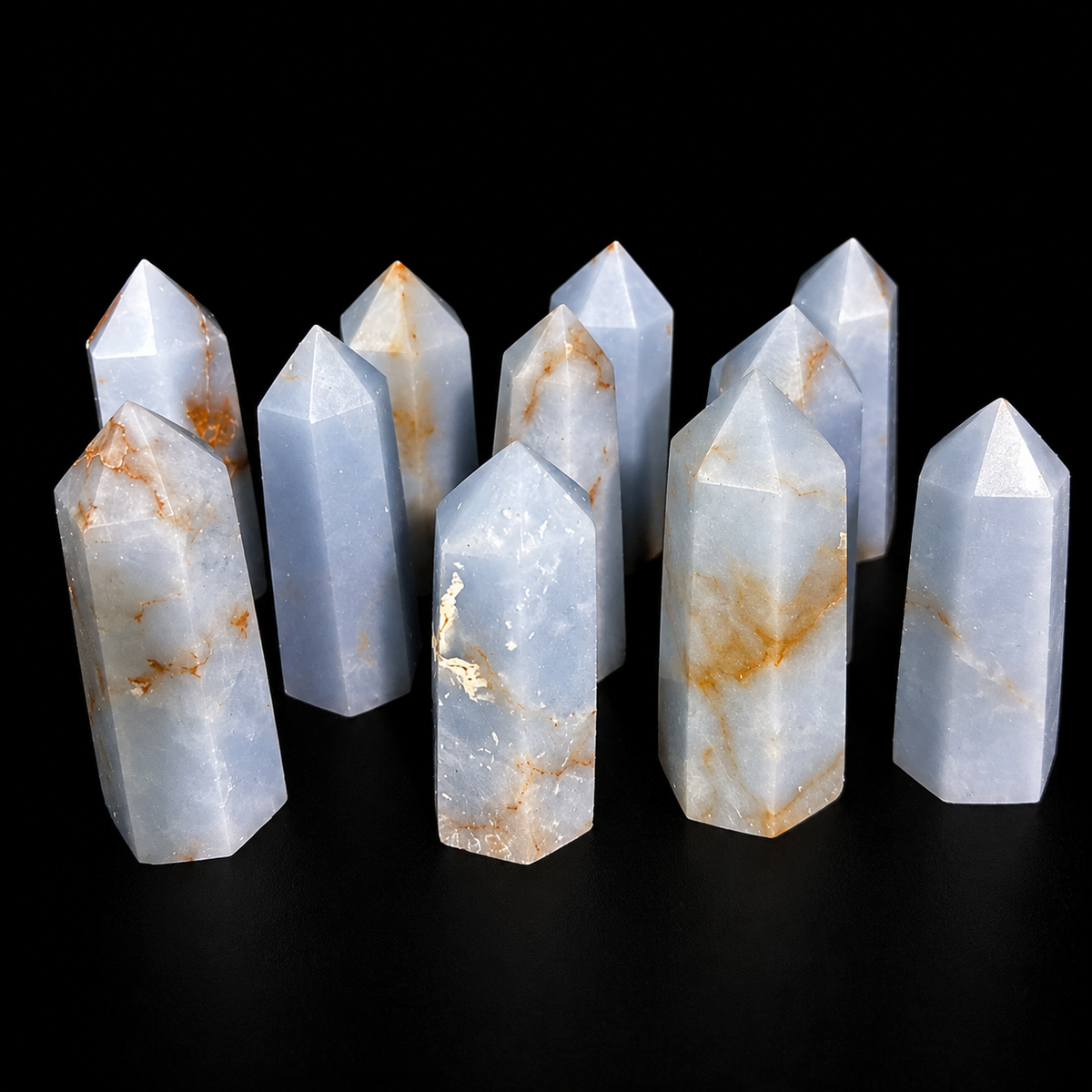 Angelite Polished Pencil Point