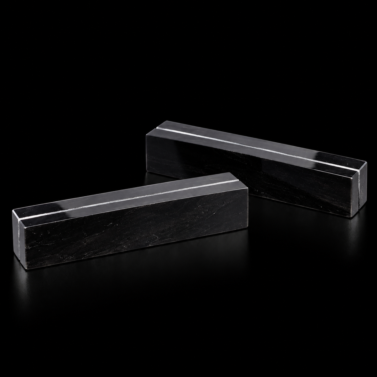 Black Obsidian Business Card Holder