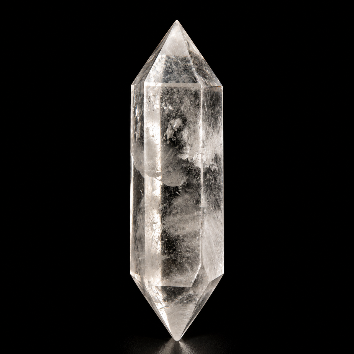 Clear Quartz Double Terminated Wand Q1
