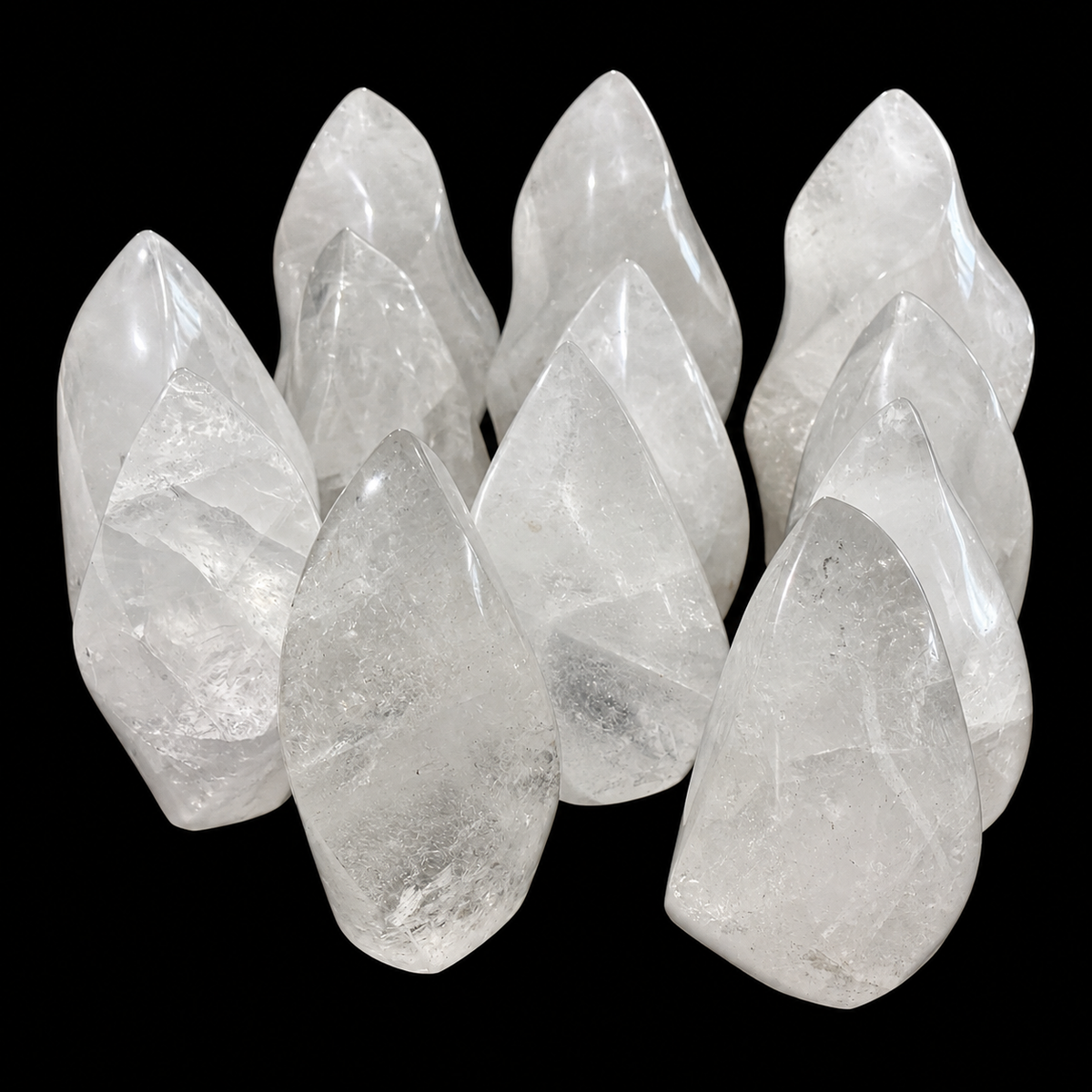 Clear Quartz Flame