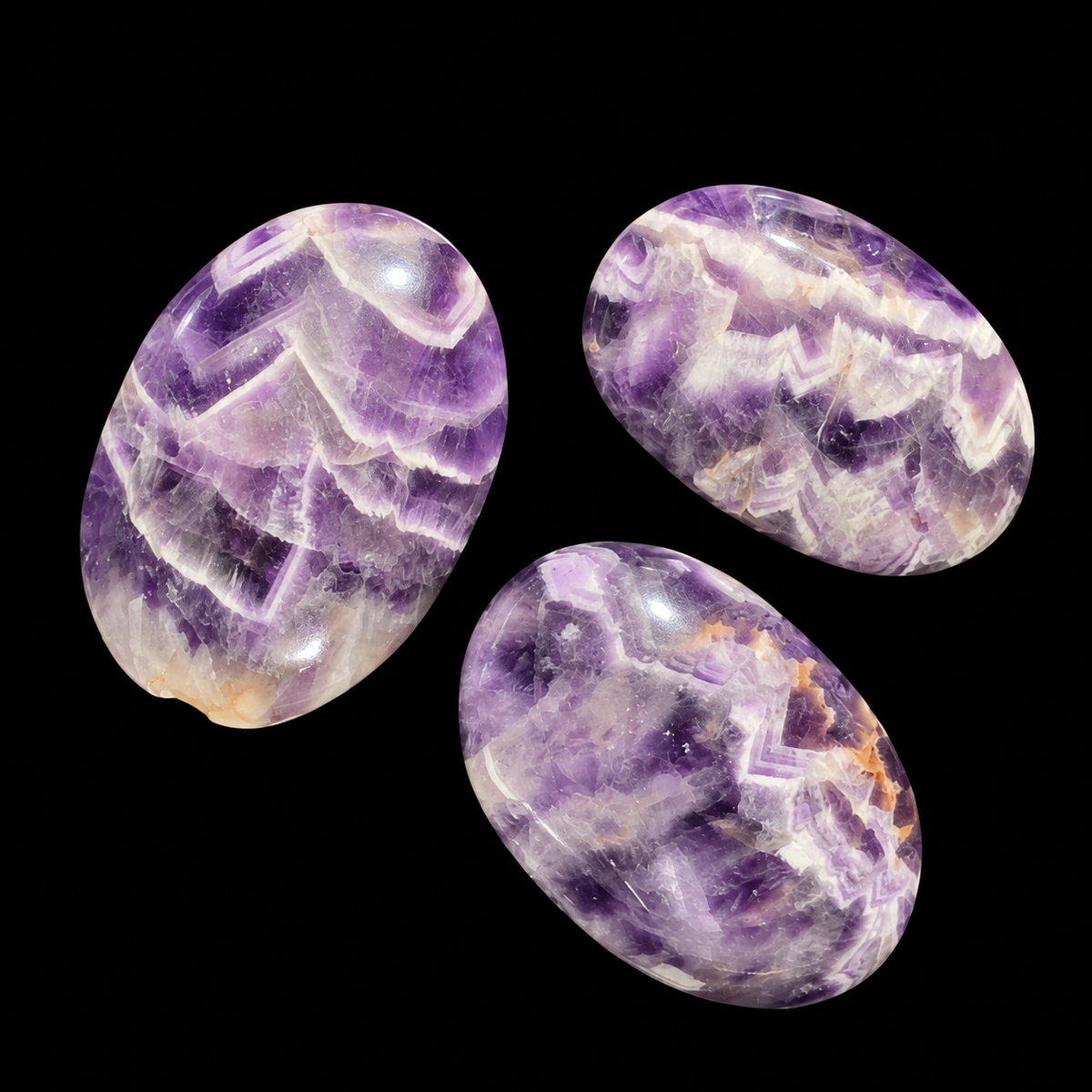 Dream Amethyst Palm Stone