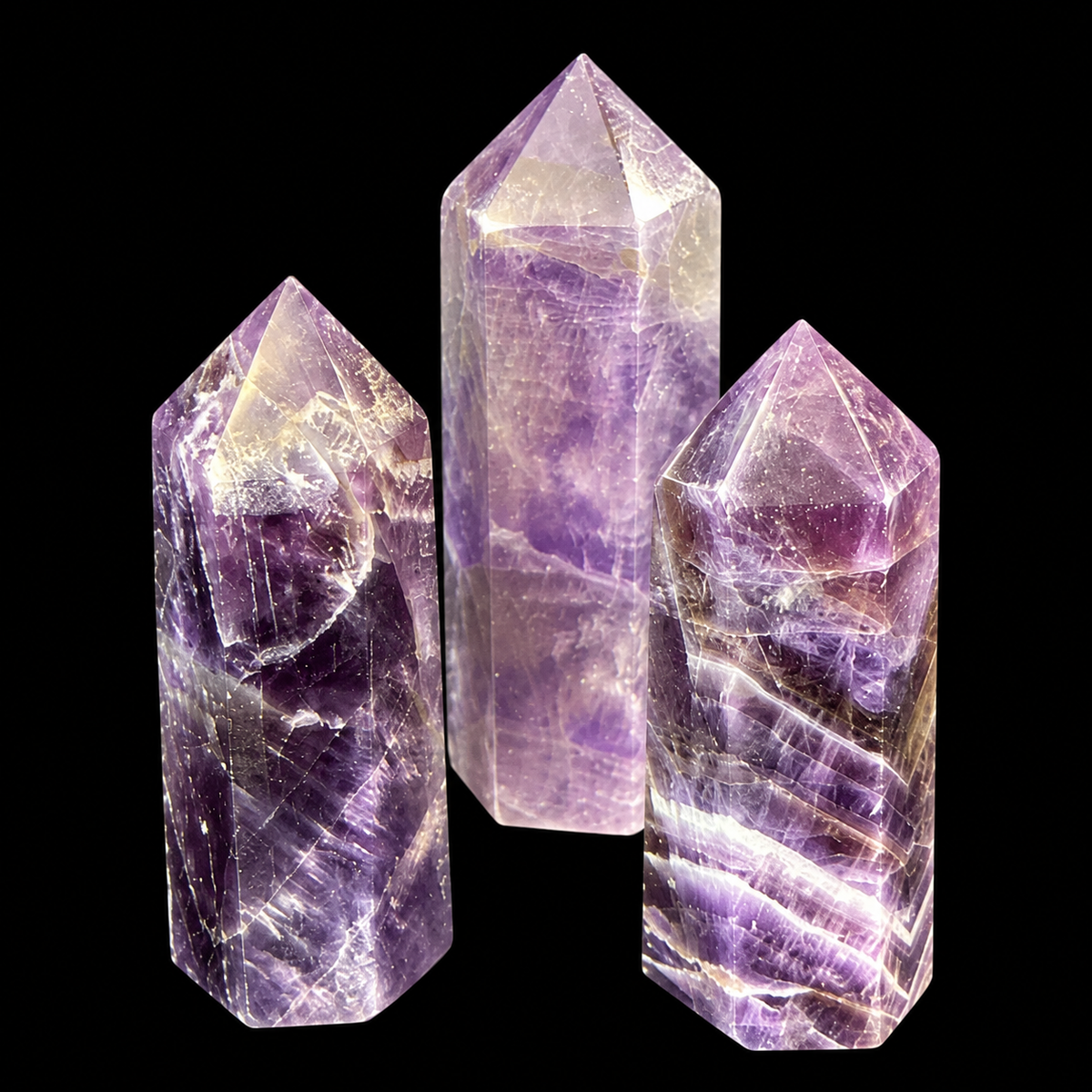 Dream Amethyst Polished Pencil Point Small