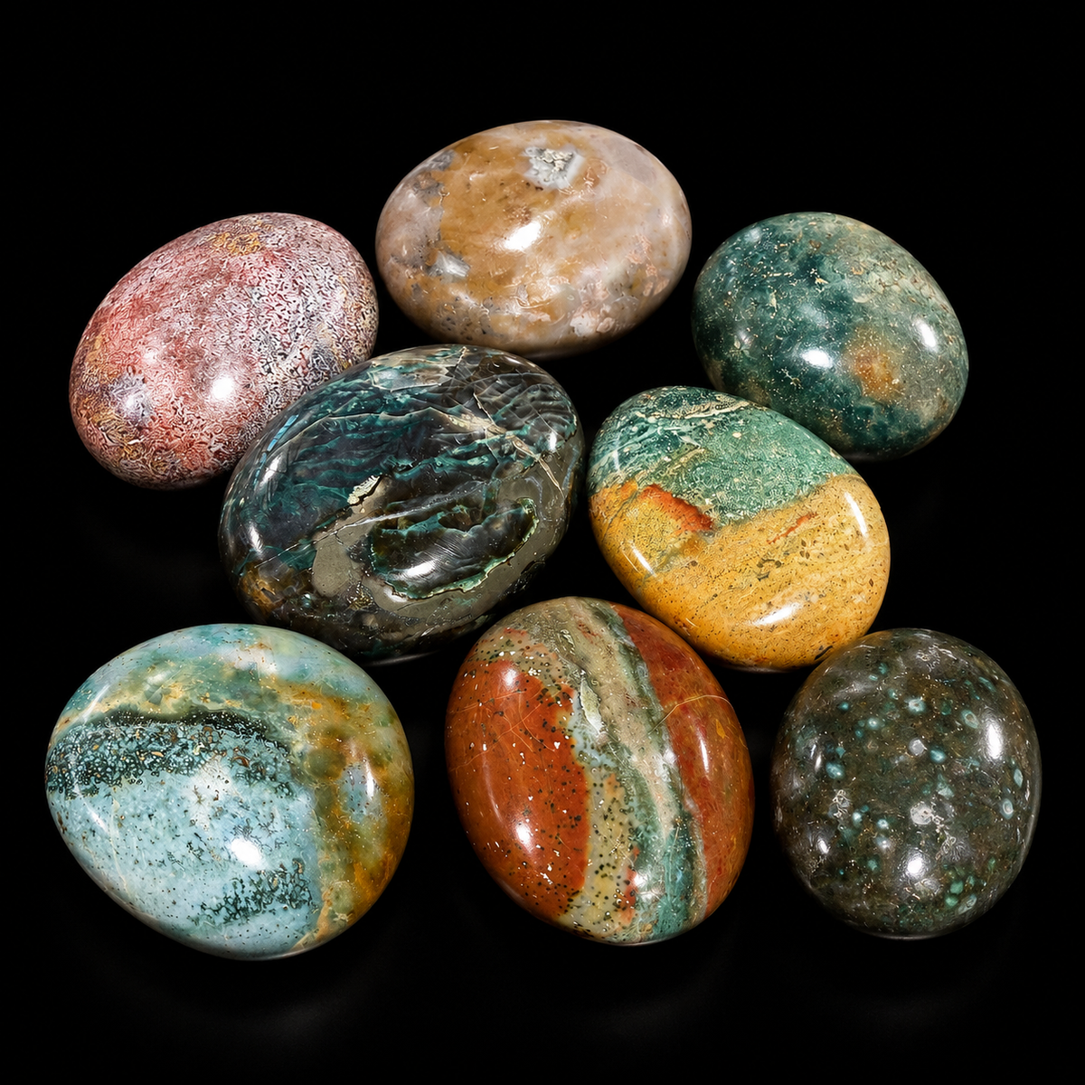 Ocean Jasper Palm Stone