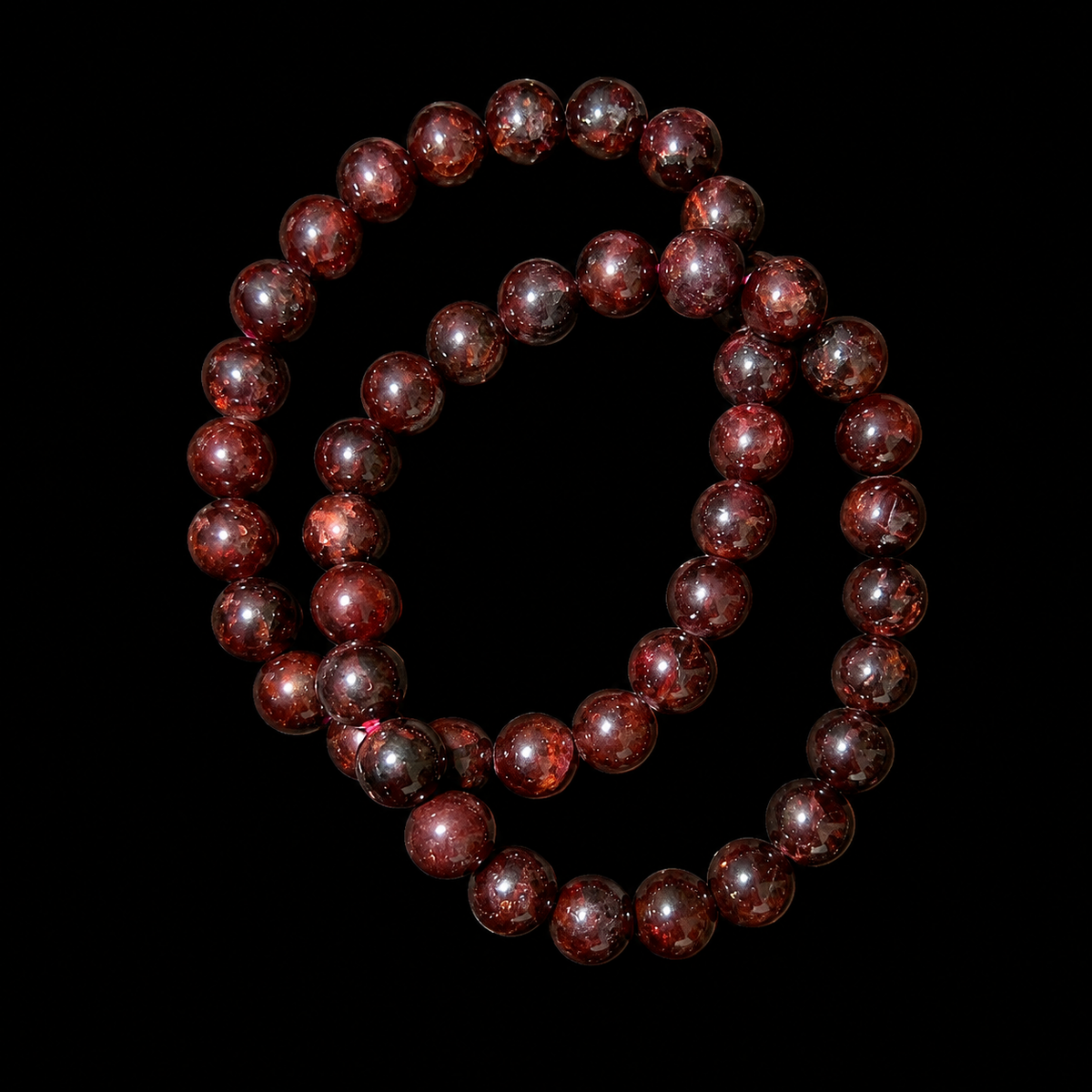 Garnet Bracelet Bead 8mm