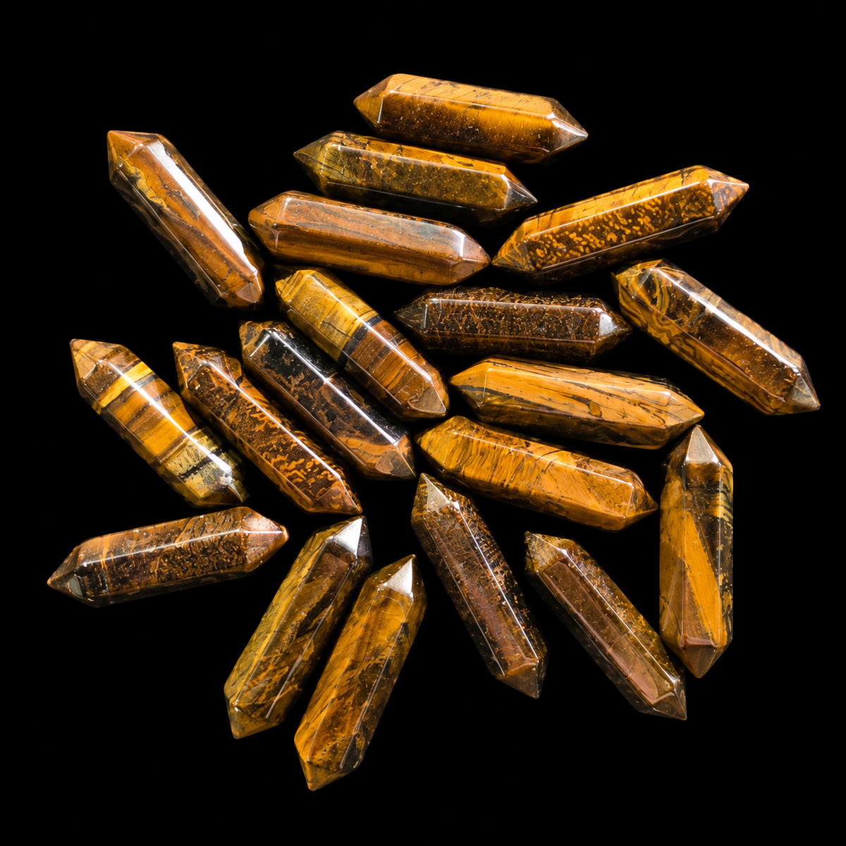 Golden Tiger Eye Double Terminated Point Mini
