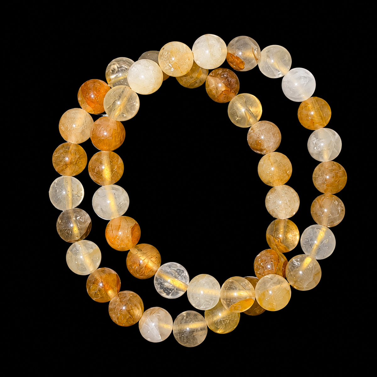 Golden Healer Quartz Bracelet Bead 8mm