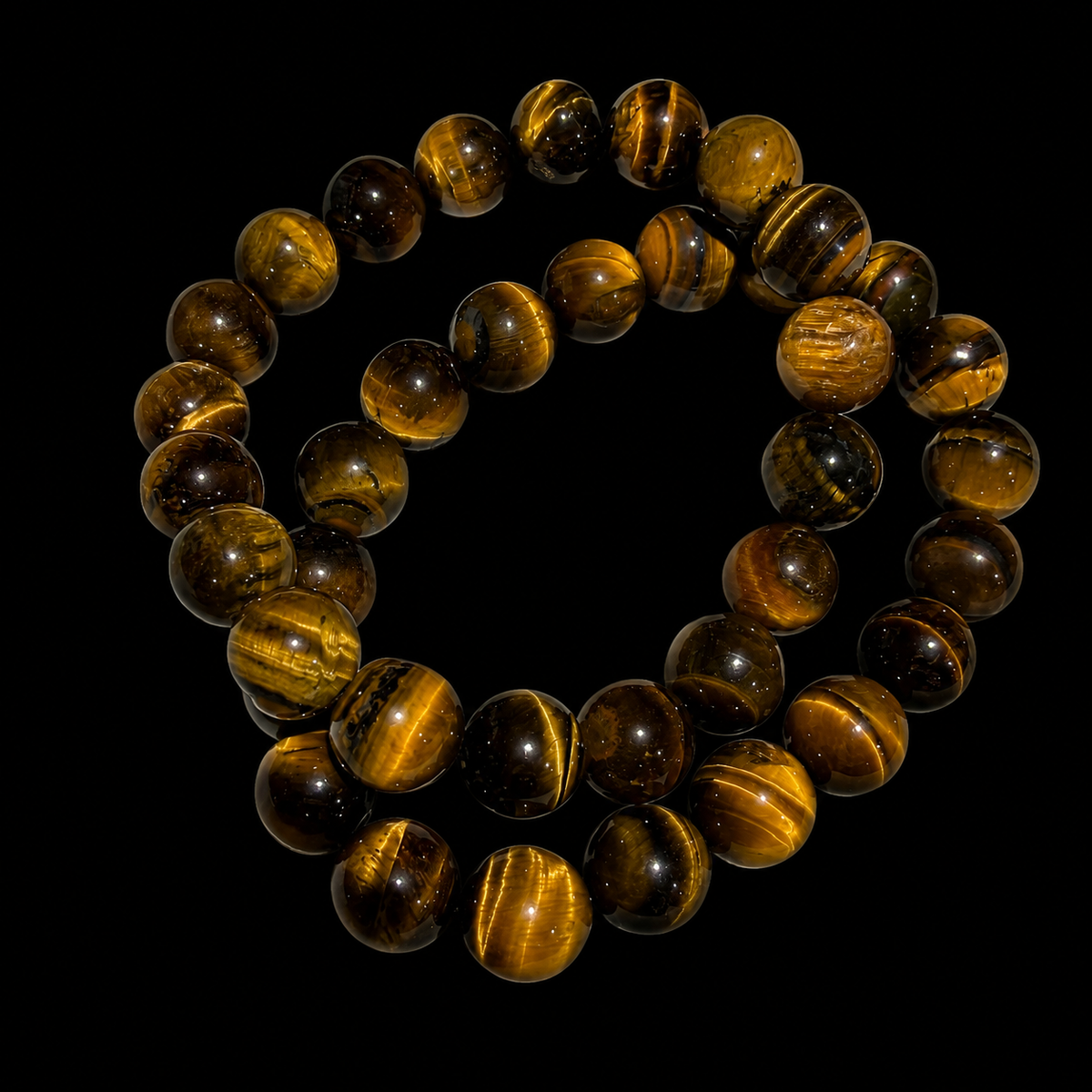 Golden Tiger Eye Bracelet Bead 10mm
