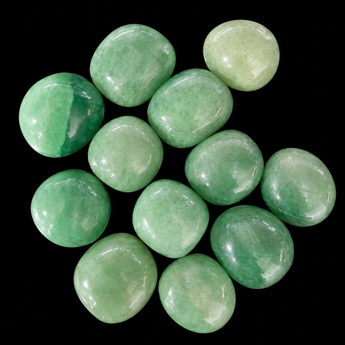 Green Strawberry Quartz Tumble